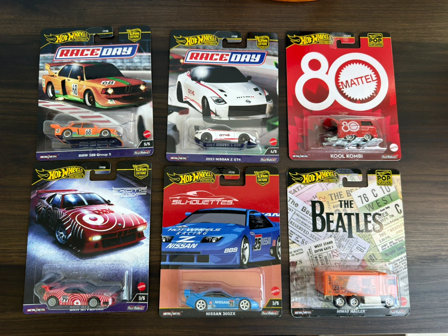 Hot Wheels Premium Die-Cast Cars (Assorted Models)