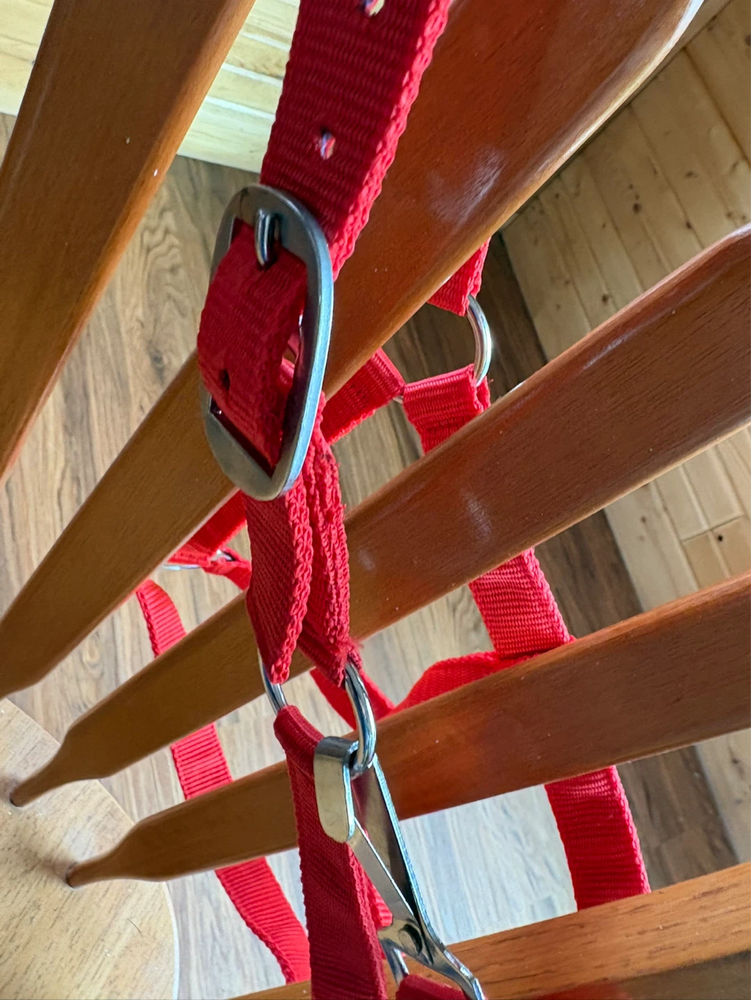 Red Adjustable Horse Halter - photo 2