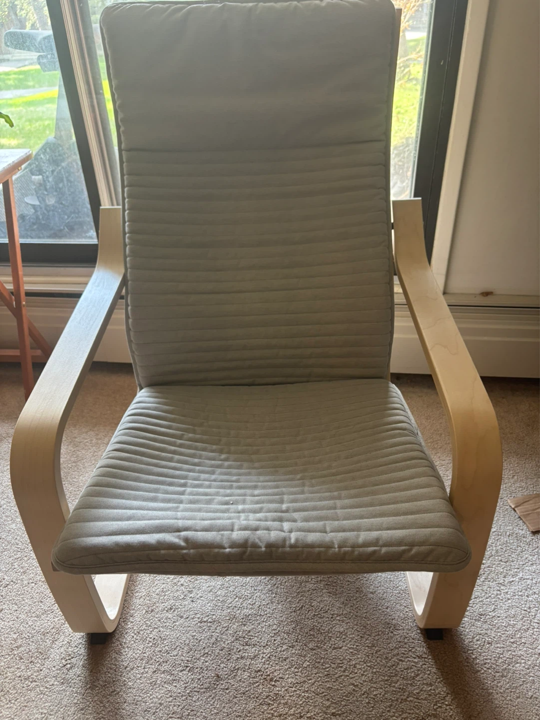 Grey IKEA Poäng Armchair