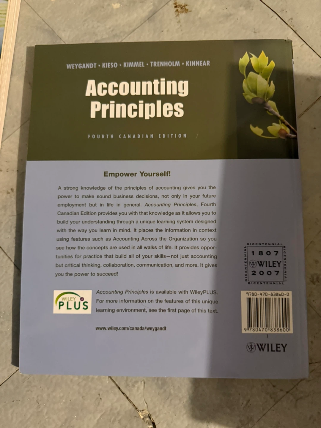 Accounting Principles Fourth Canadian Edition Part 2 Textbook - photo 2