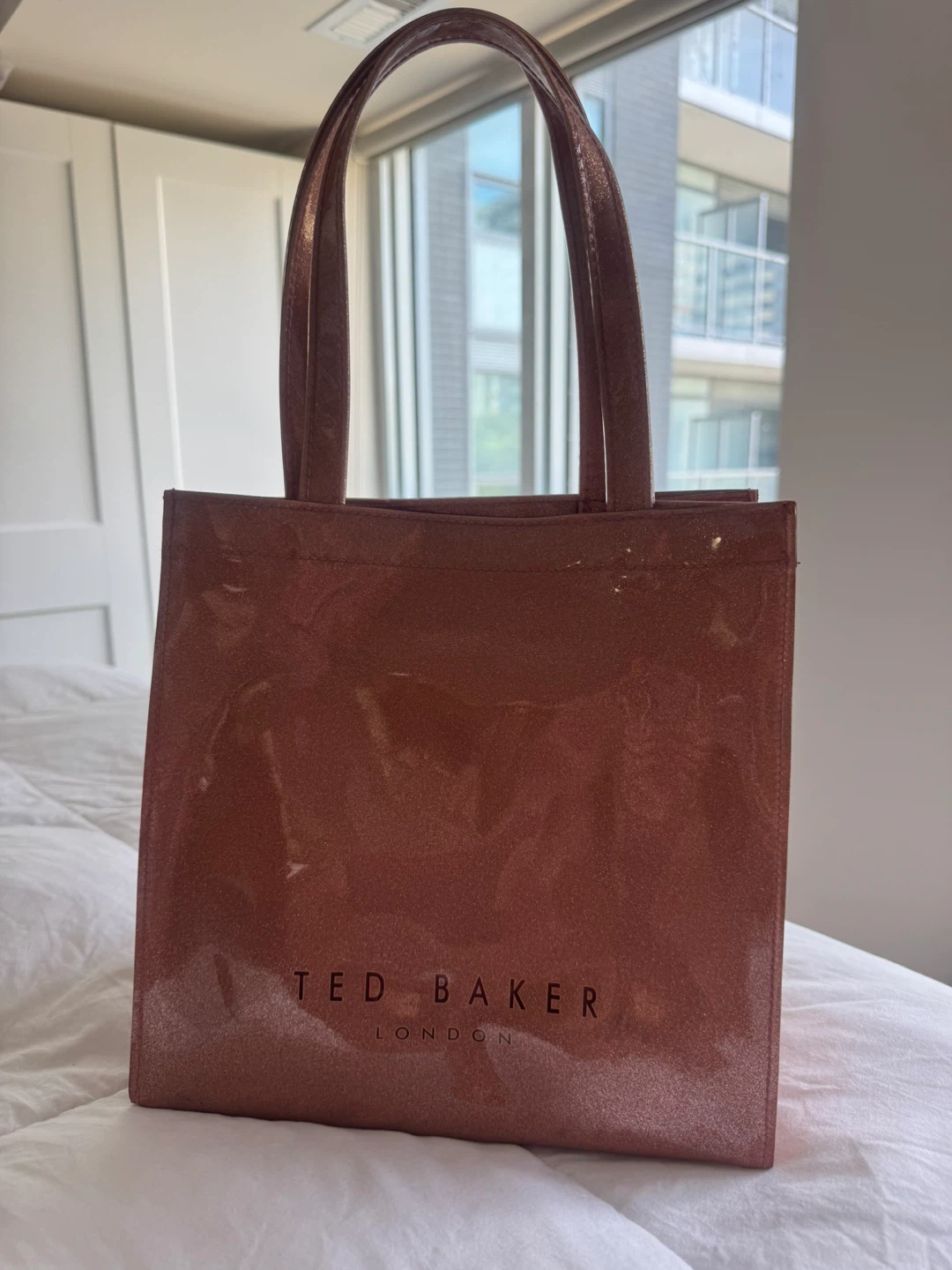 TED BAKER Purse beautiful rose pink colour with a bow - photo 2