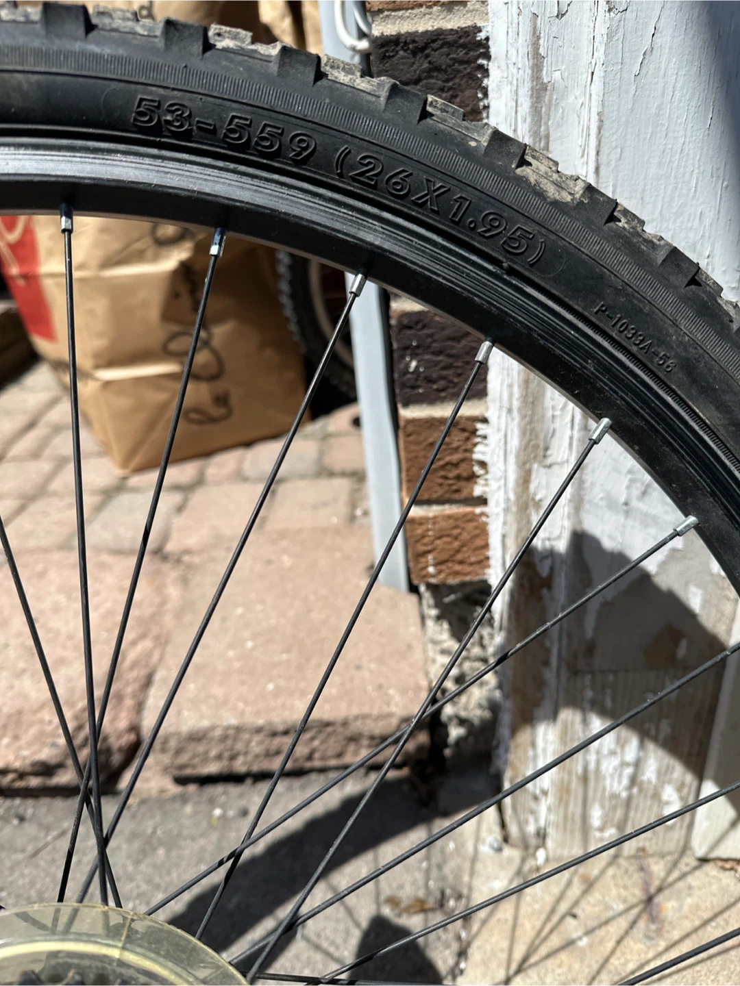 26x1.95 Bicycle Wheel with Cassette - photo 2