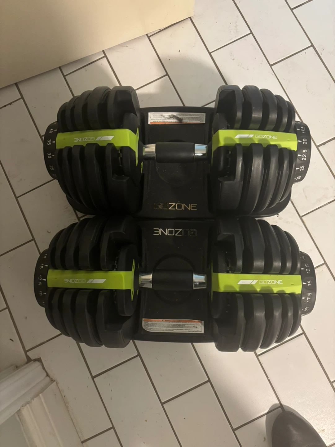 GoZone Adjustable Dumbbells (Pair)