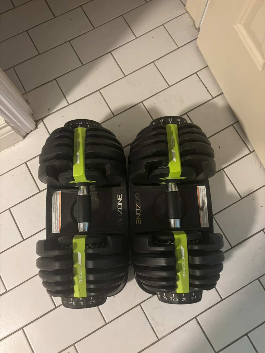 GoZone Adjustable Dumbbells (Pair) - photo 2