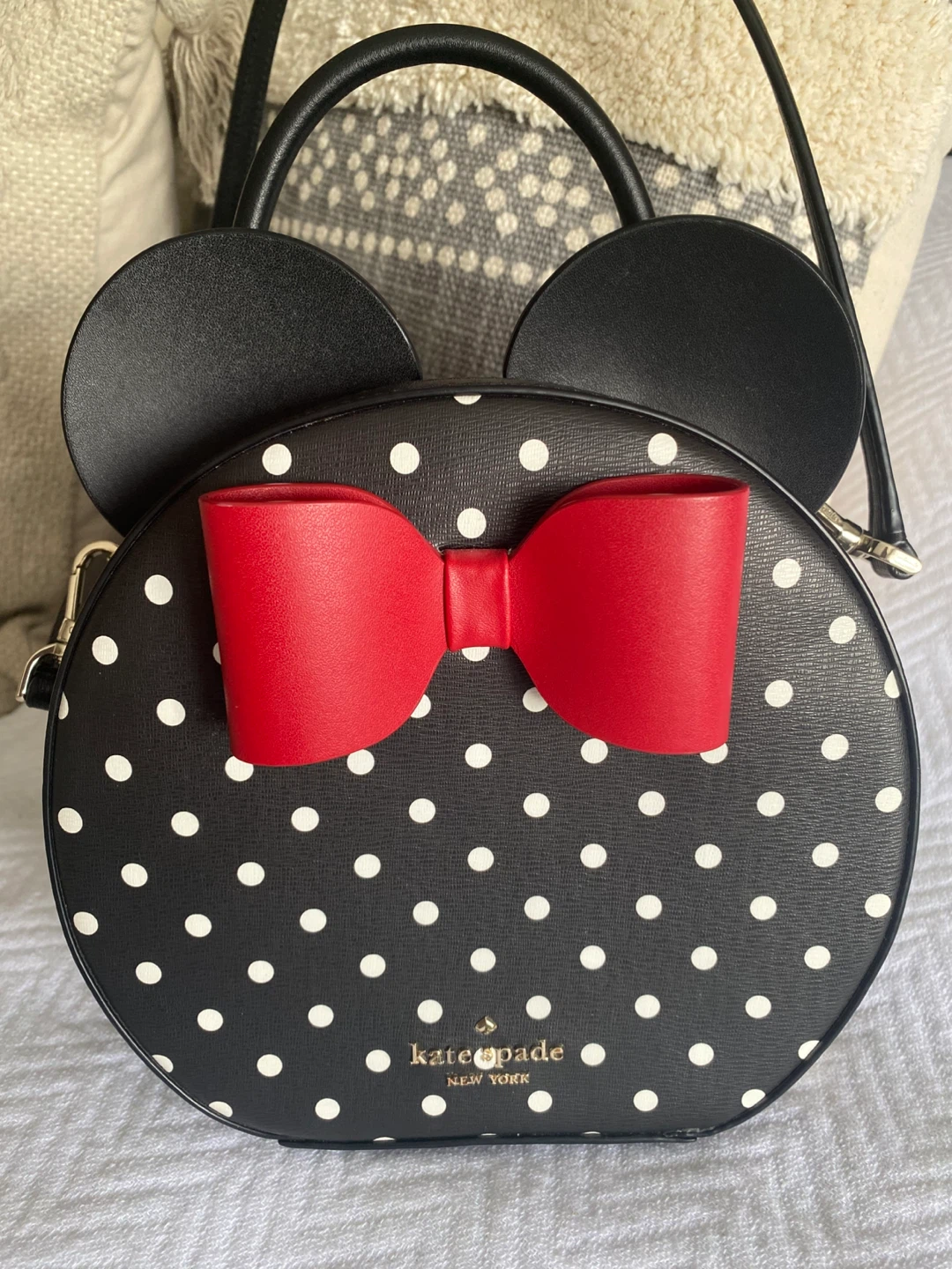 Kate Spade Minnie Mouse Polka Dot Crossbody Bag