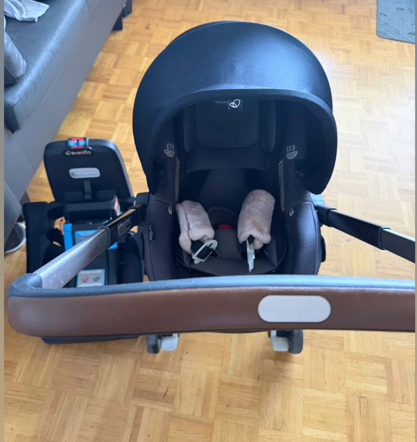 Evenflo Shyft Dual Ride Travel System with Car Seat Base - photo 5