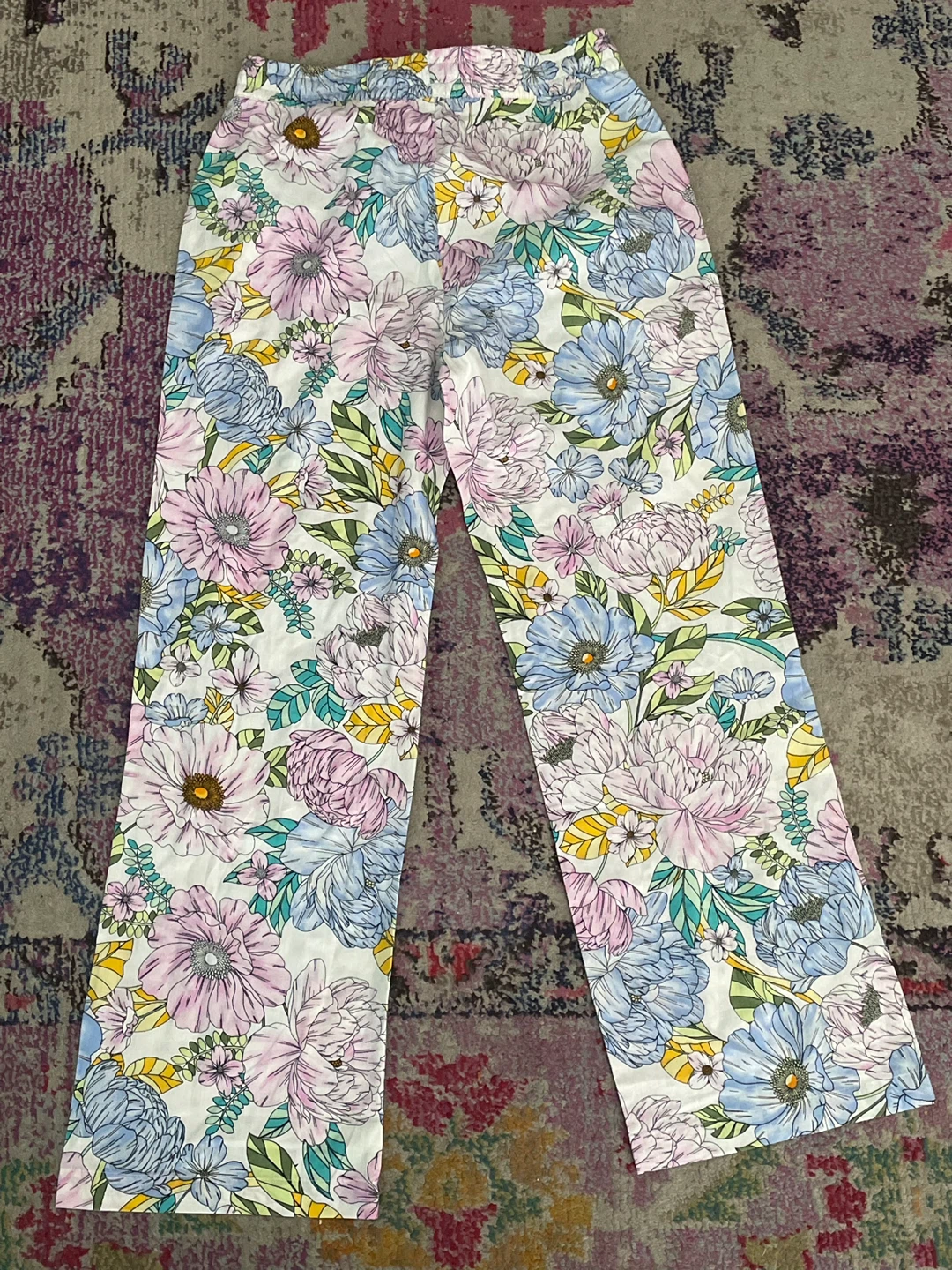GAP Floral Print Wide Leg Pants XS/TP - photo 3