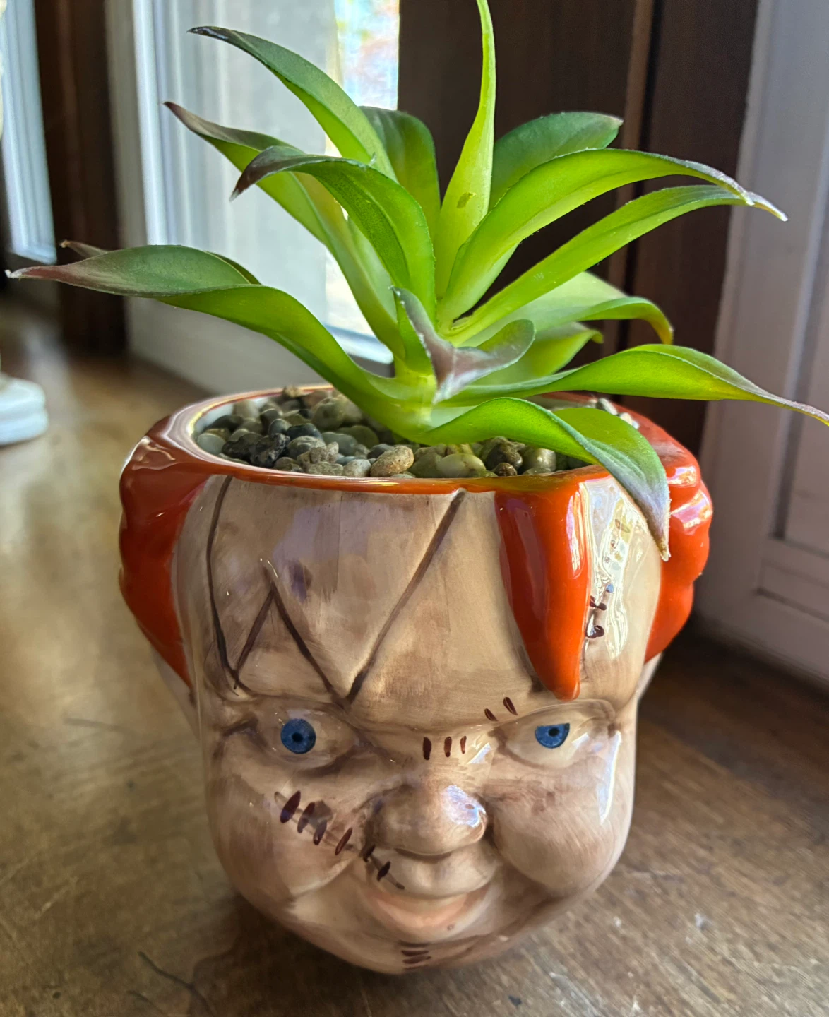 Child's Play Chucky 3 inch Ceramic Mini Planter pot flower