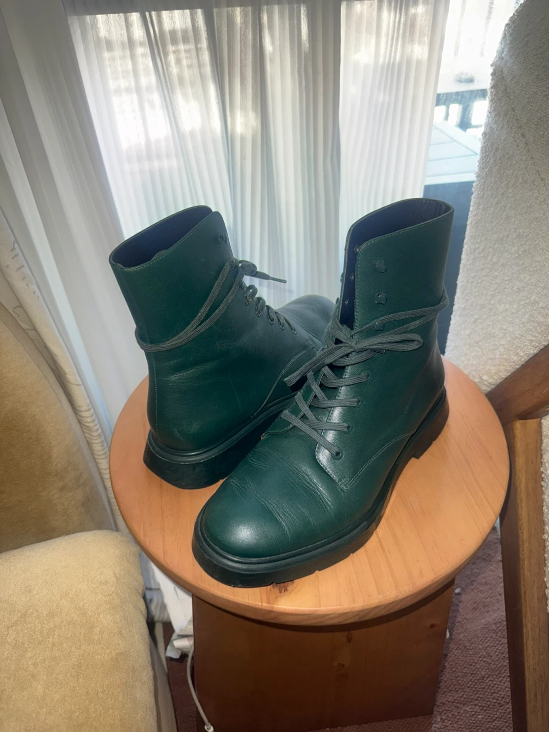 Stuart Weitzman Men’s US 8 Leather Boots
