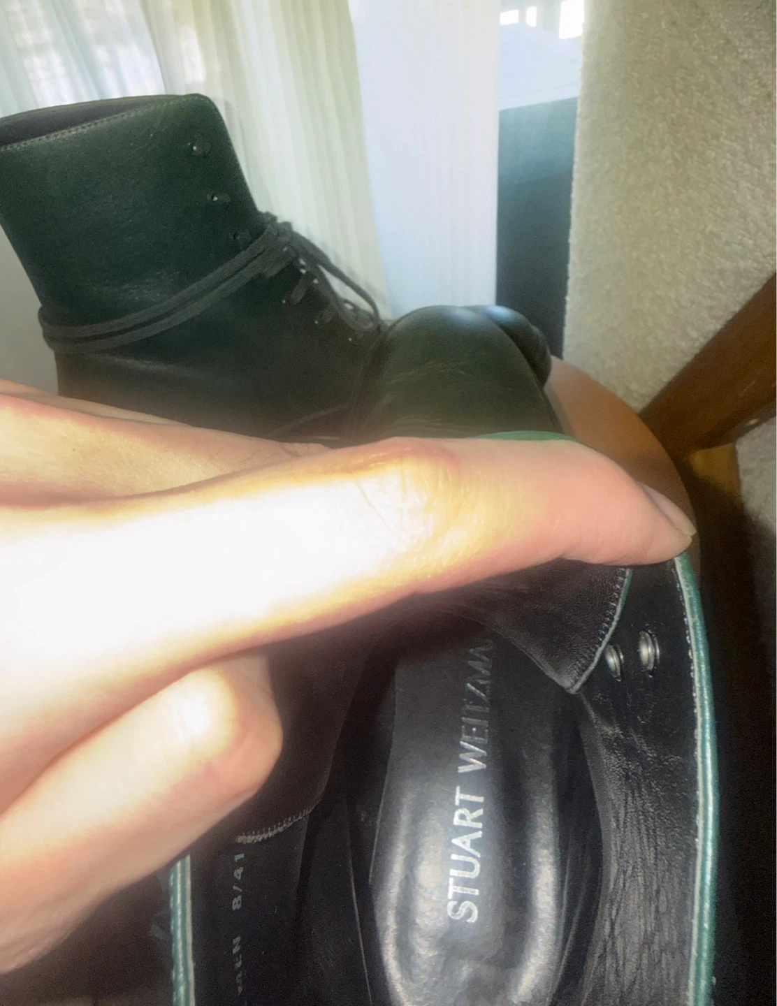 Stuart Weitzman Men’s US 8 Leather Boots - photo 5