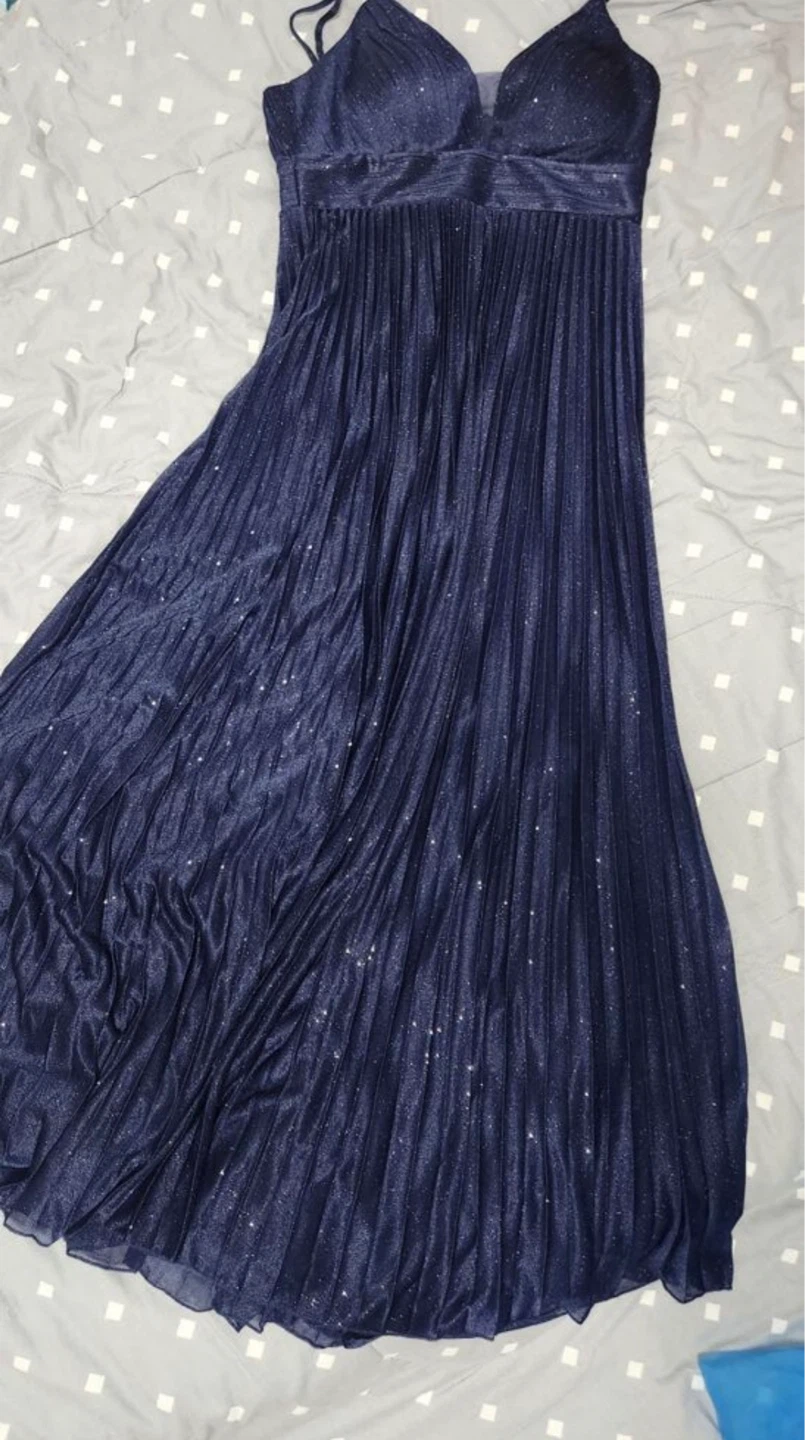 Navy blue party dress