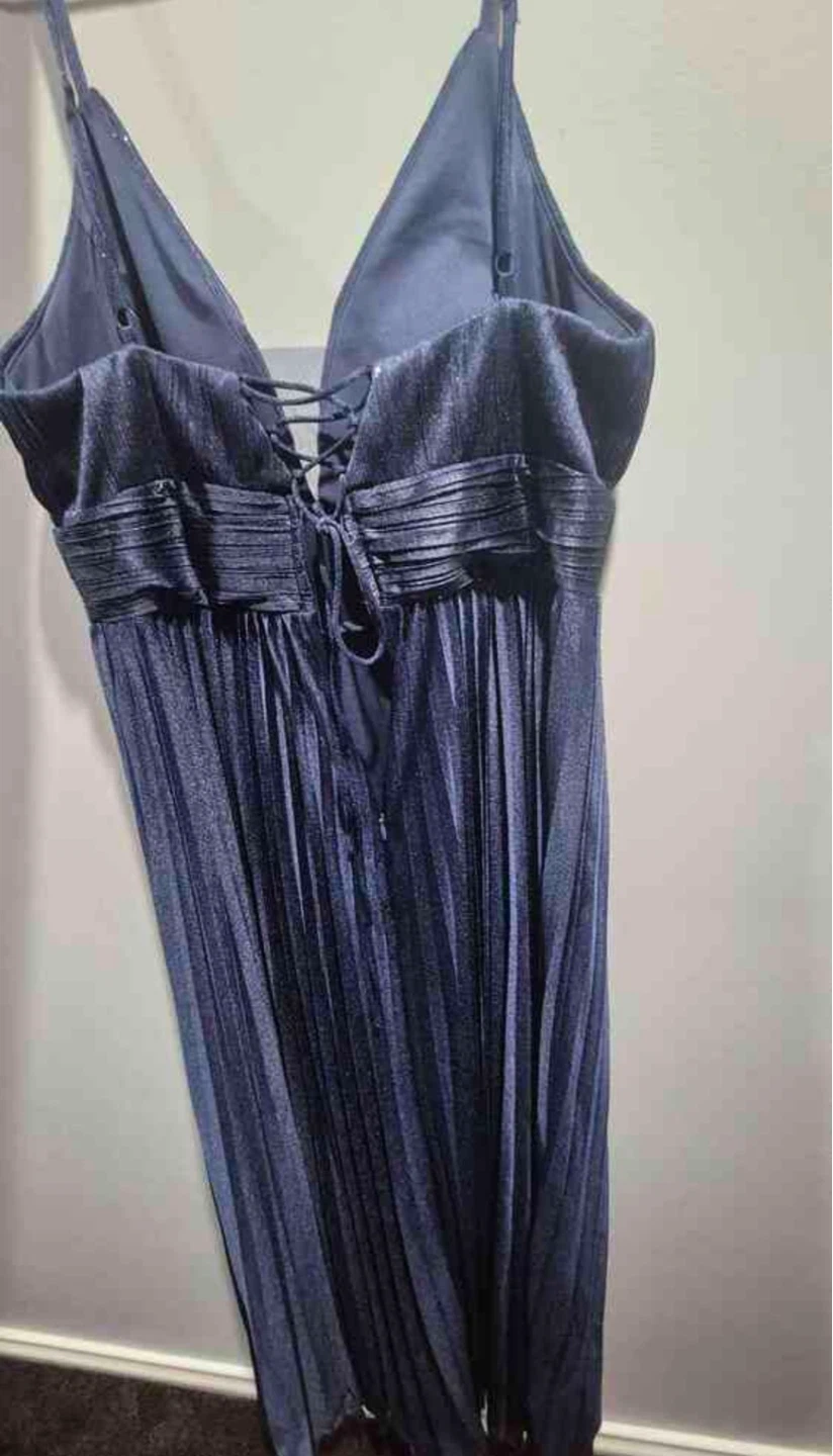 Navy blue party dress - photo 3