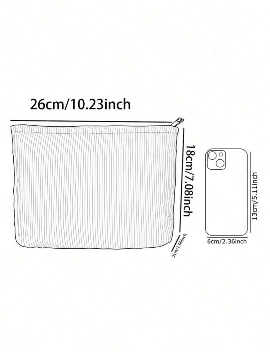 Cosmetic makeup organizer bag - photo 4