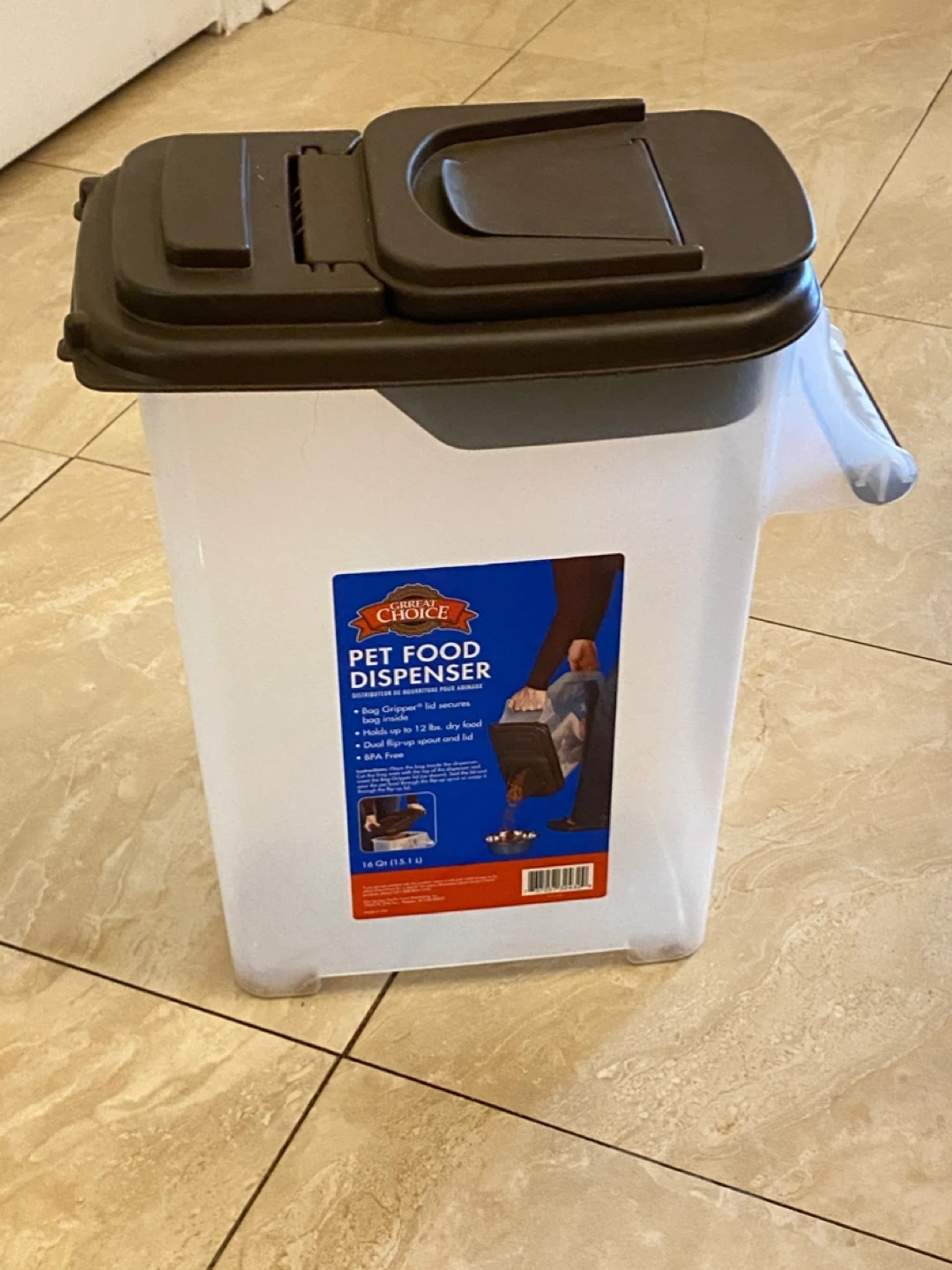 Pet Food Dispenser 16 Gal