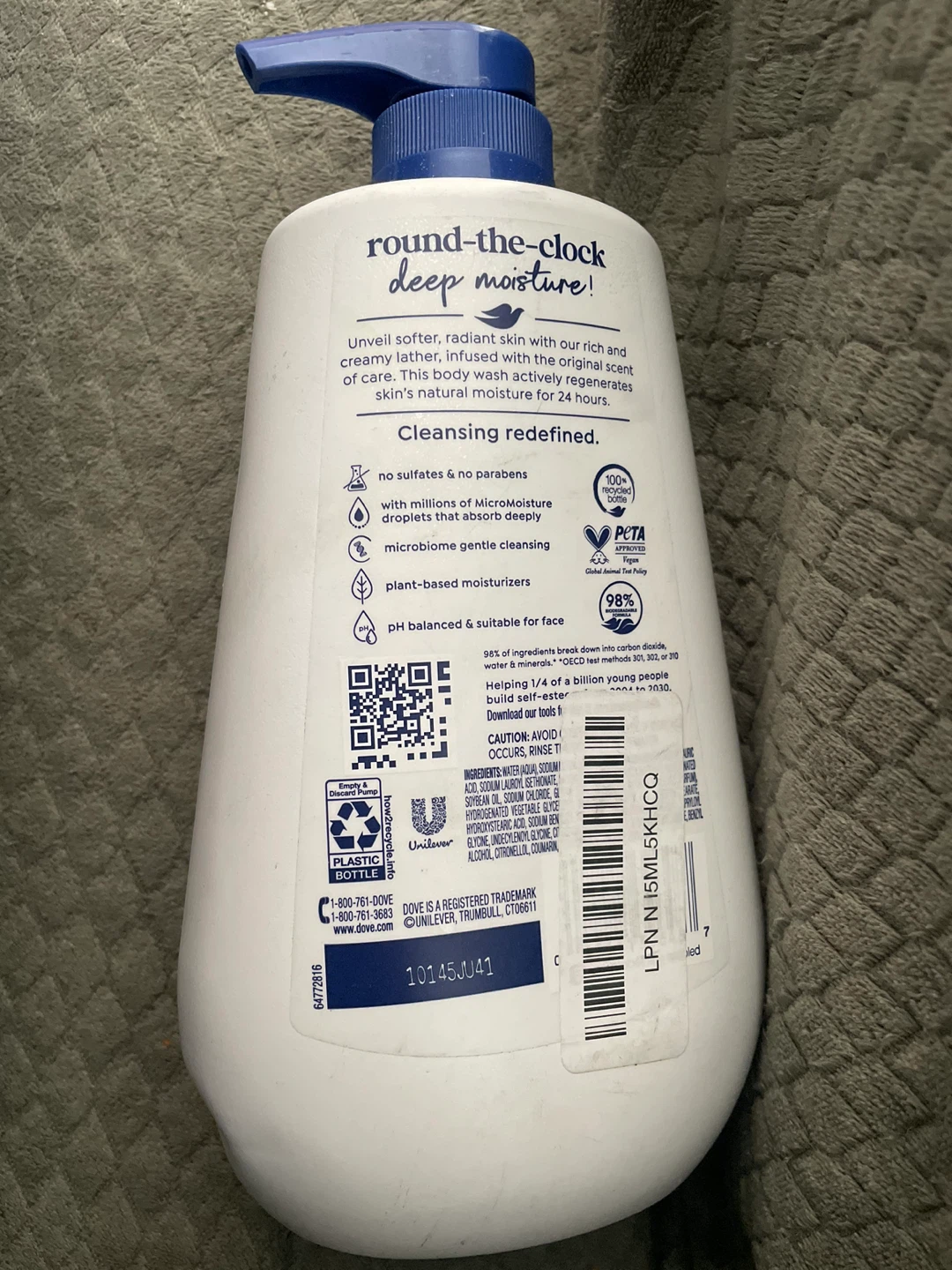 Dove Deep Moisture Body Wash - 30.6 fl oz - photo 2