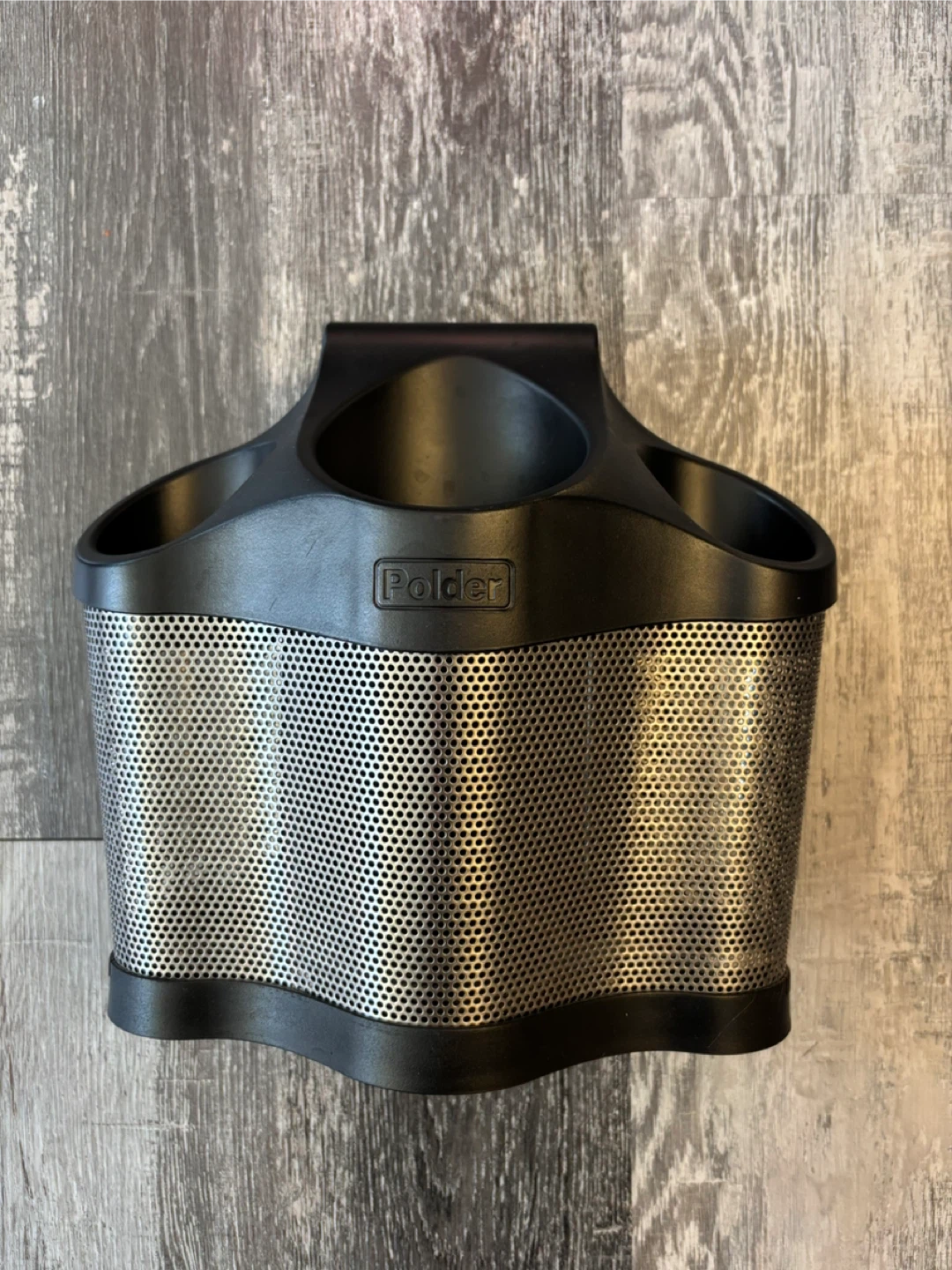 Polder Black Mesh Heavy Duty Hair Dryer/Brush Holder