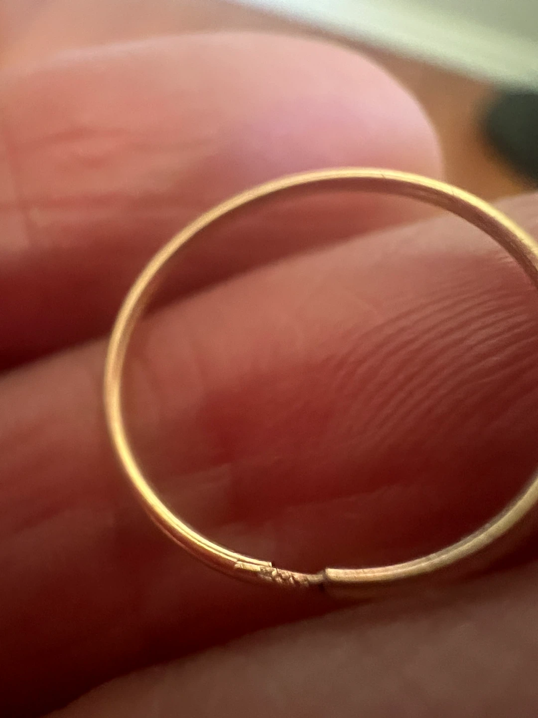 14 k Gold Hoop Earrings - photo 2