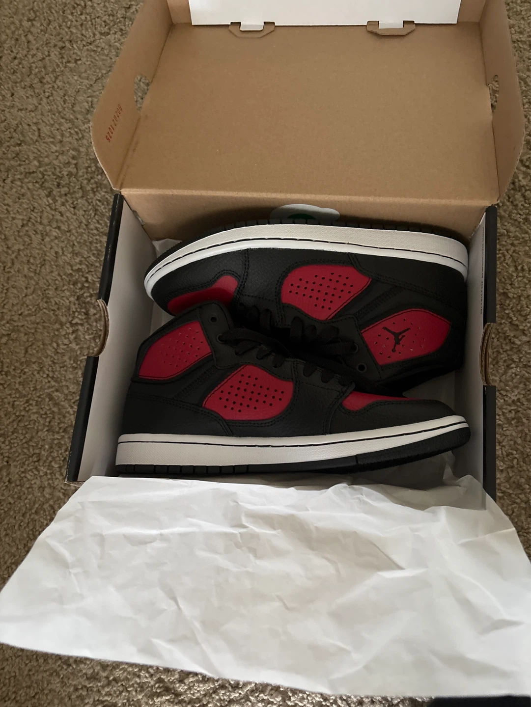 Jordan 1 Mid SE TD 'Bred' Sneakers - photo 5