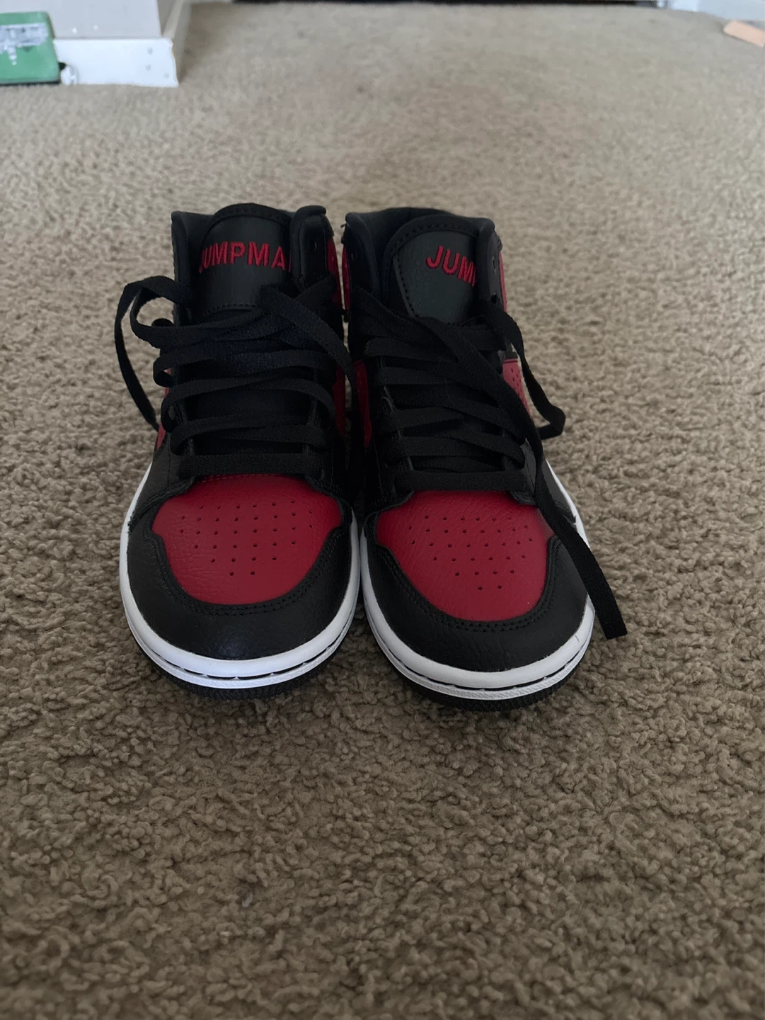 Jordan 1 Mid SE TD 'Bred' Sneakers - photo 4