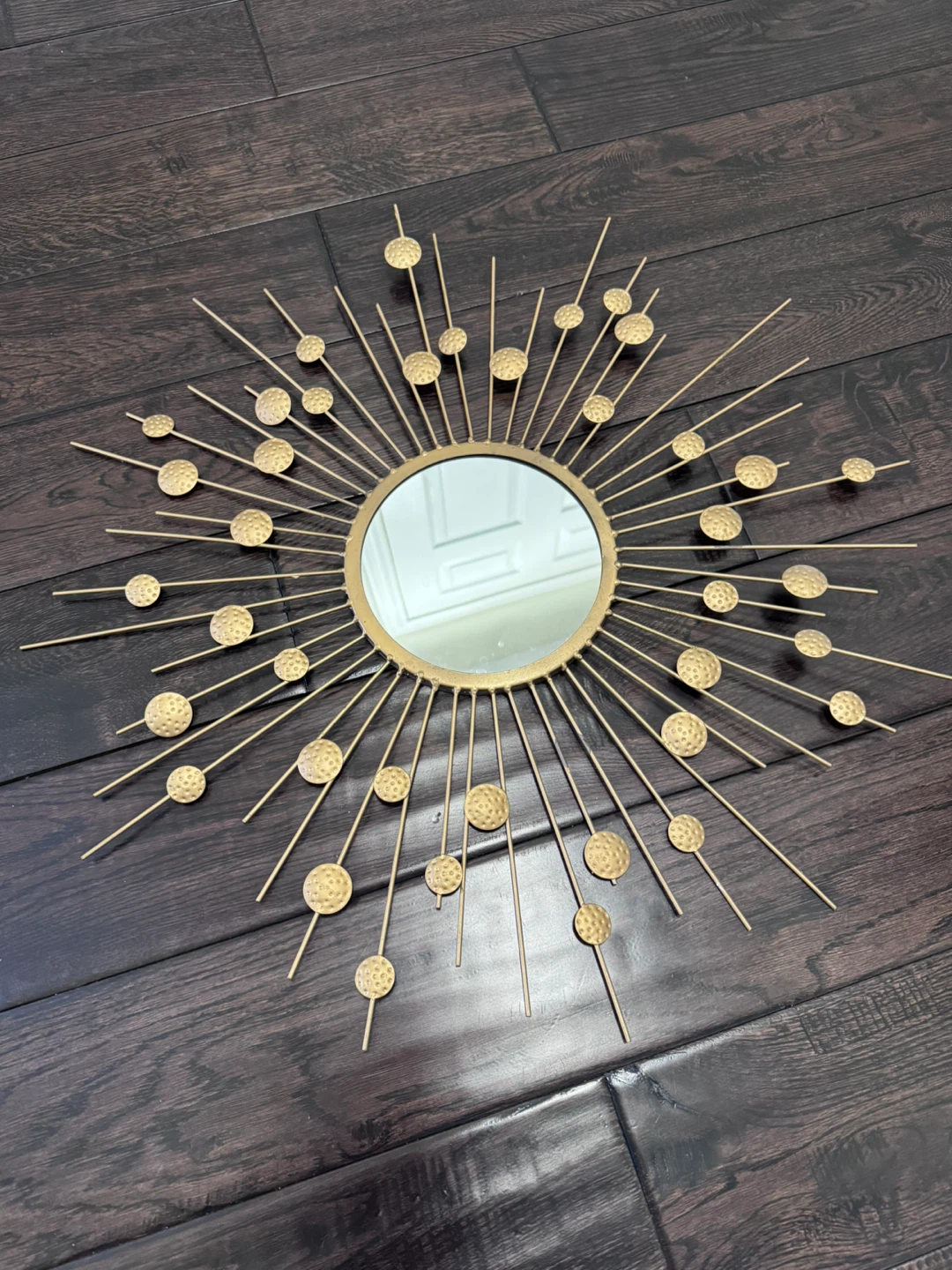 Gold Sunburst Starburst Mirror