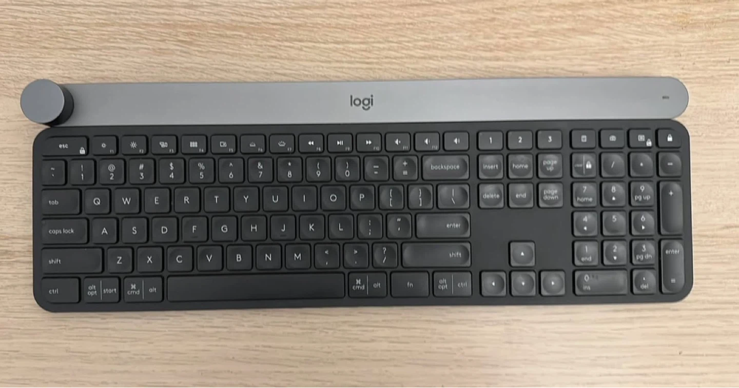 Logitech CRAFT Wireless Keyboard with Creative Input Dial