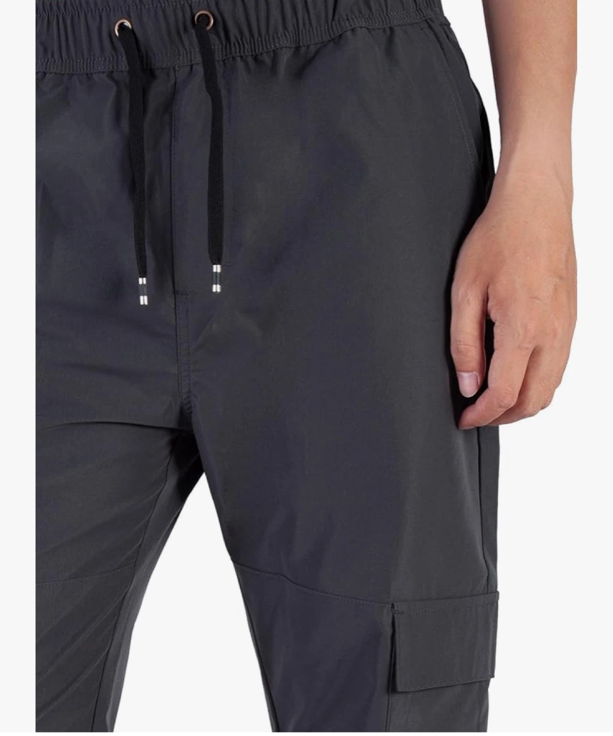 ITALYMORN women’s Lightweight Cargo Joggers - Grey - photo 3