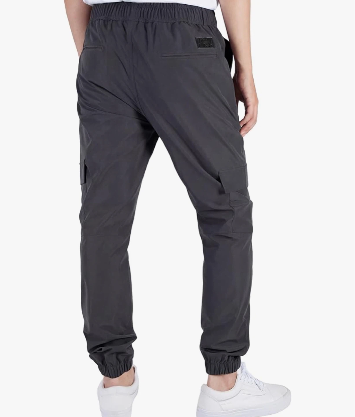 ITALYMORN women’s Lightweight Cargo Joggers - Grey - photo 2