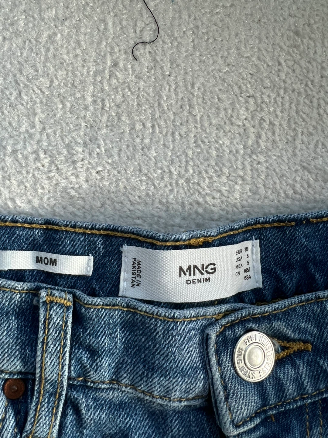 MNG Mom Jeans - Blue Denim Size EUR 38 - photo 2
