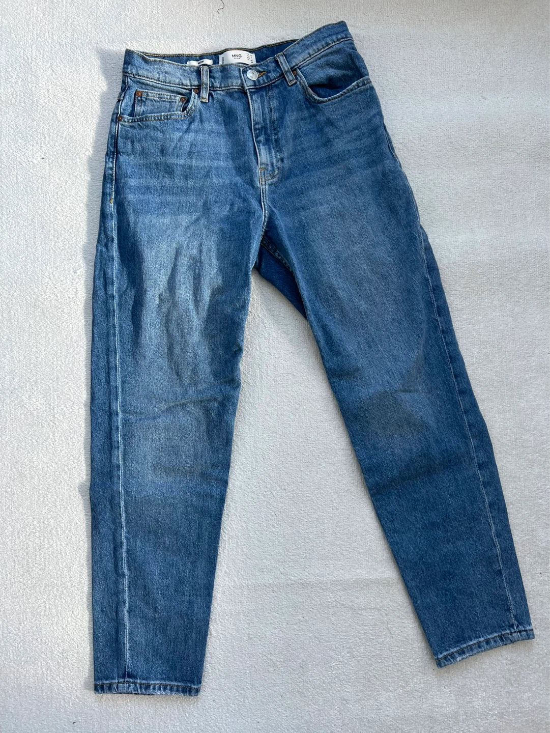 MNG Mom Jeans - Blue Denim Size EUR 38