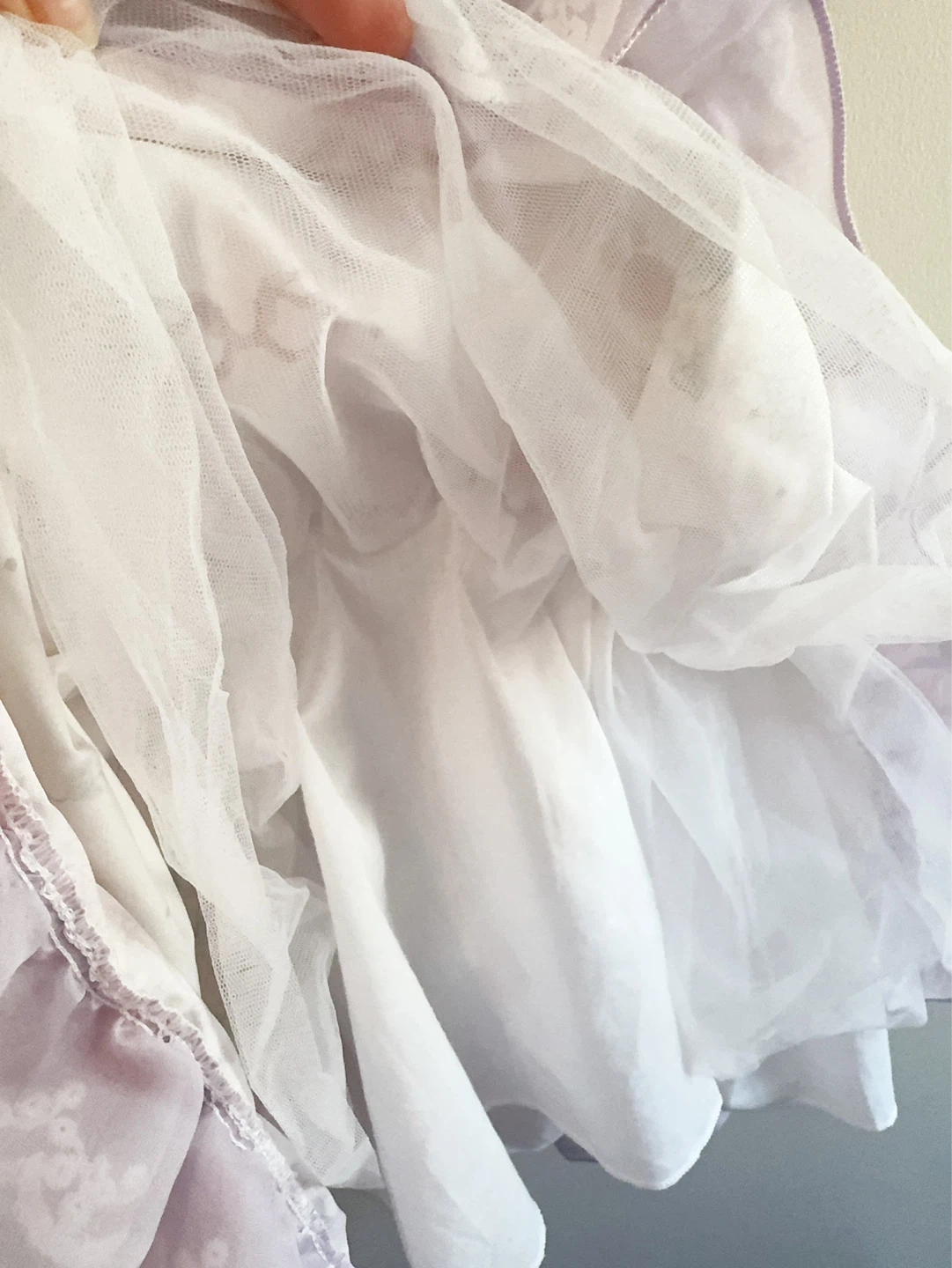 Girls' Monet purple Dress with Apron 5-6T - photo 3
