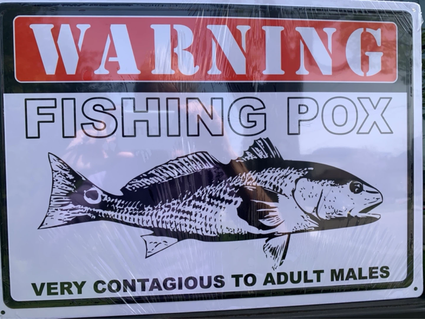 HUGE FISHING SIGN