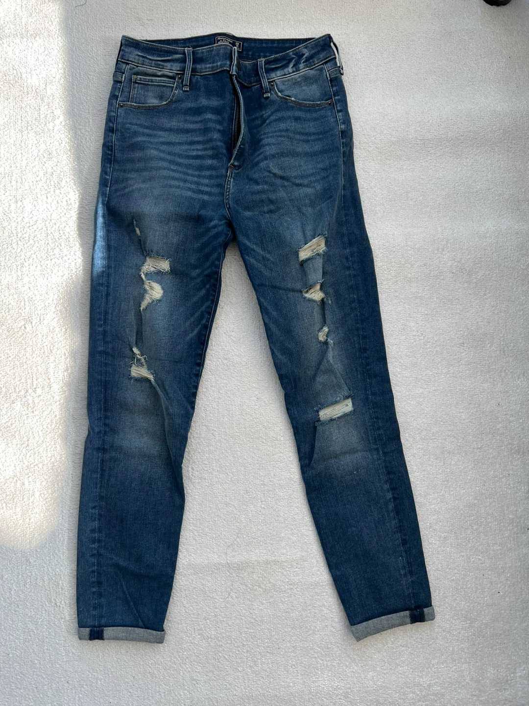 Abercrombie & Fitch High Rise Super Skinny Jeans Size 29/8R