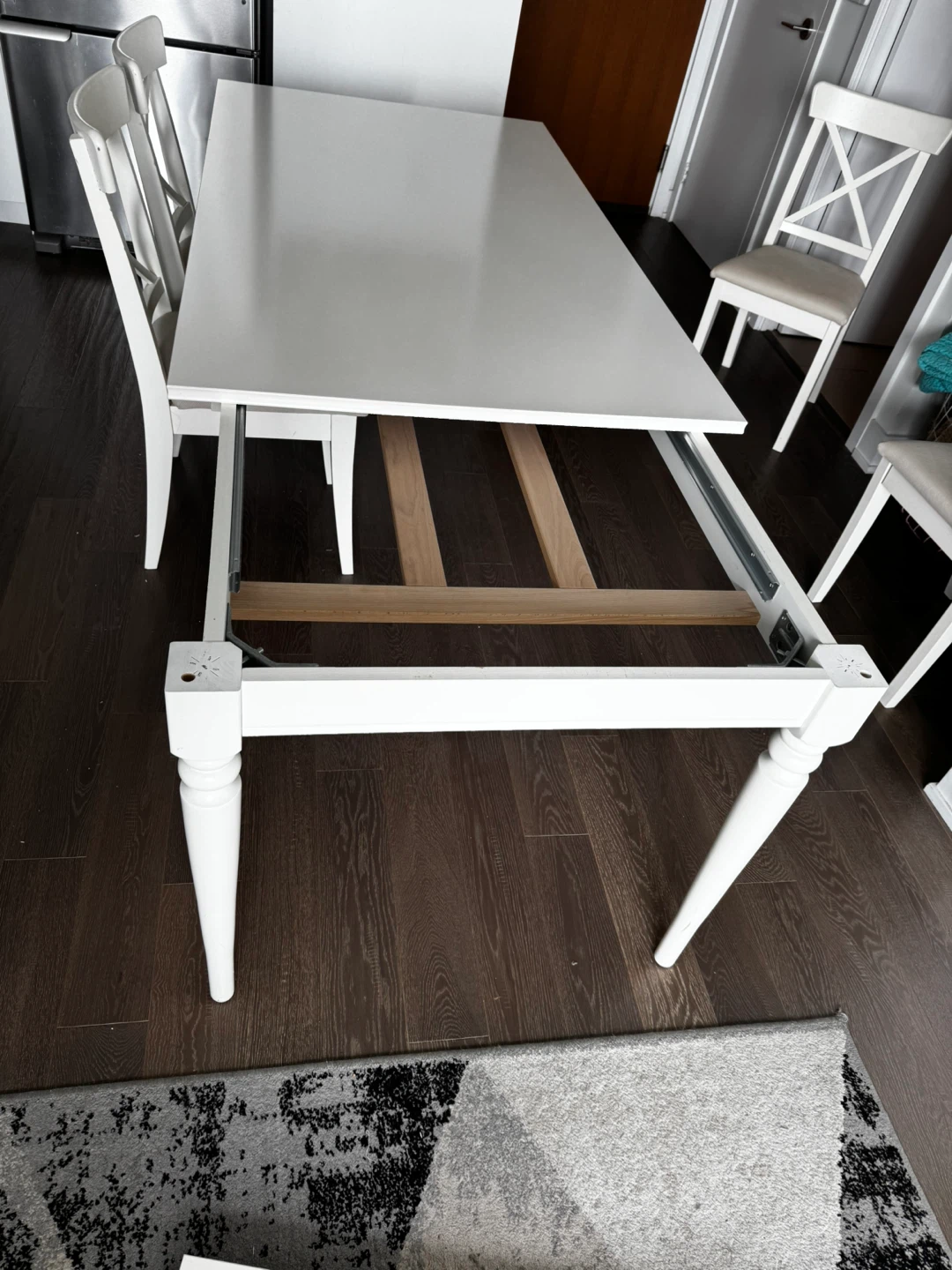 IKEA ROSENTORP Extendable Dining Table – White - photo 4