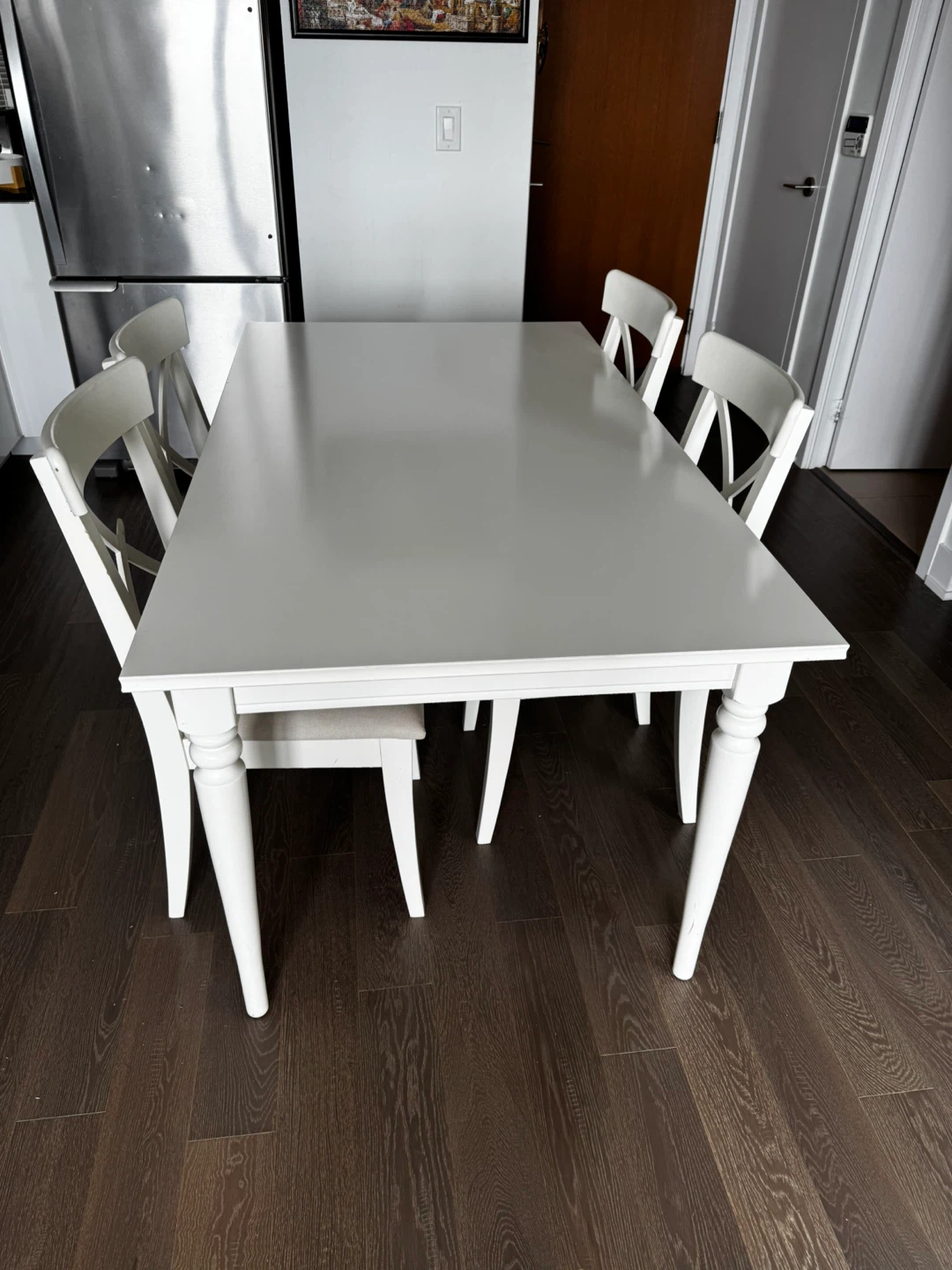IKEA ROSENTORP Extendable Dining Table – White - photo 2