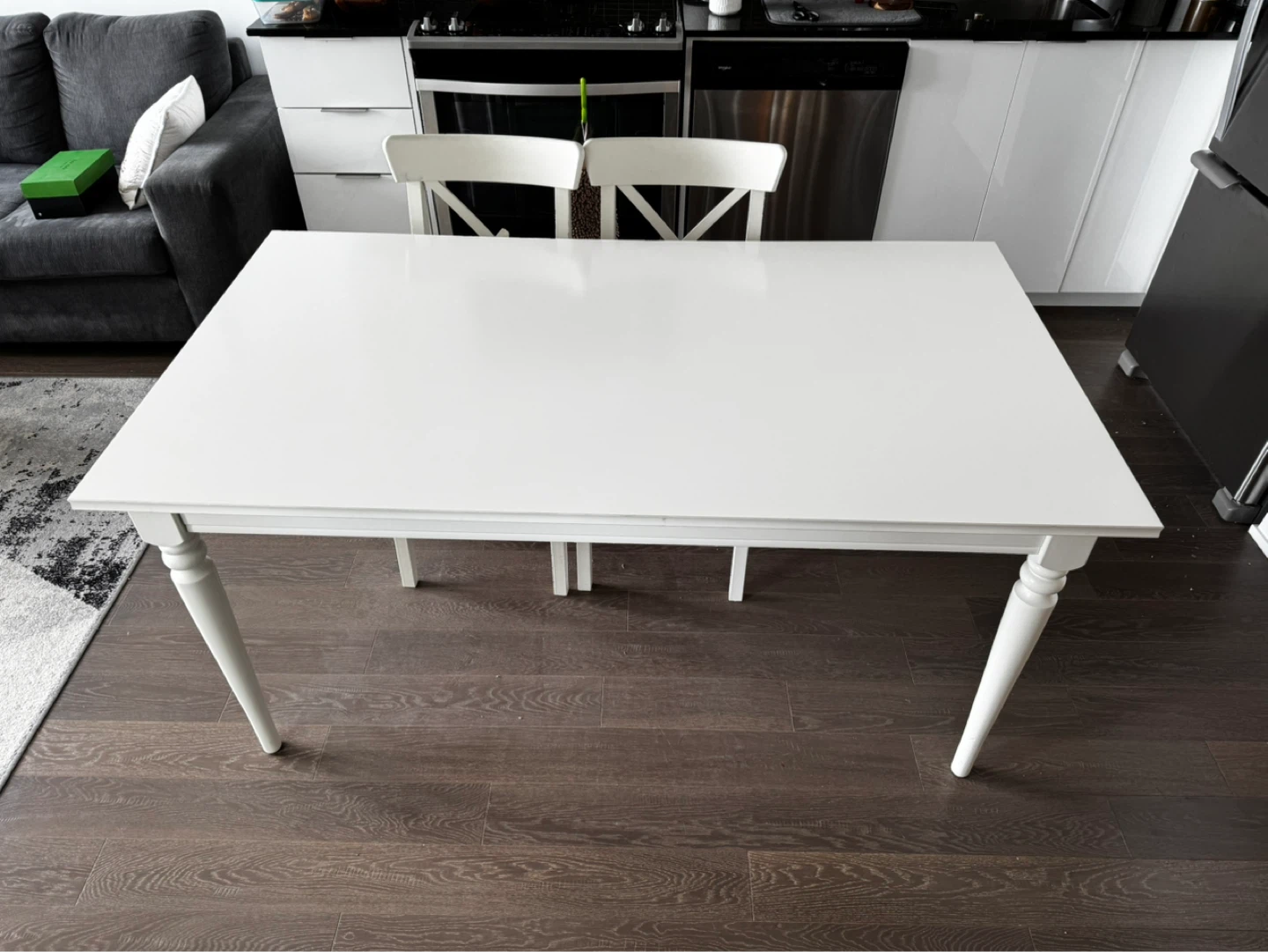 IKEA ROSENTORP Extendable Dining Table – White - photo 3