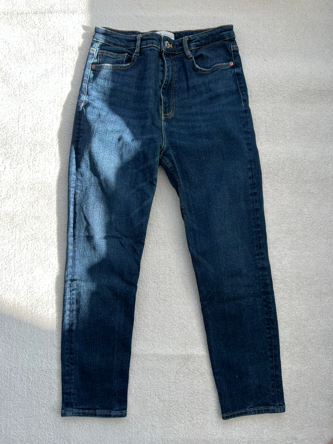 ZARA Women's Blue Denim Jeans Size 8 (USA)
