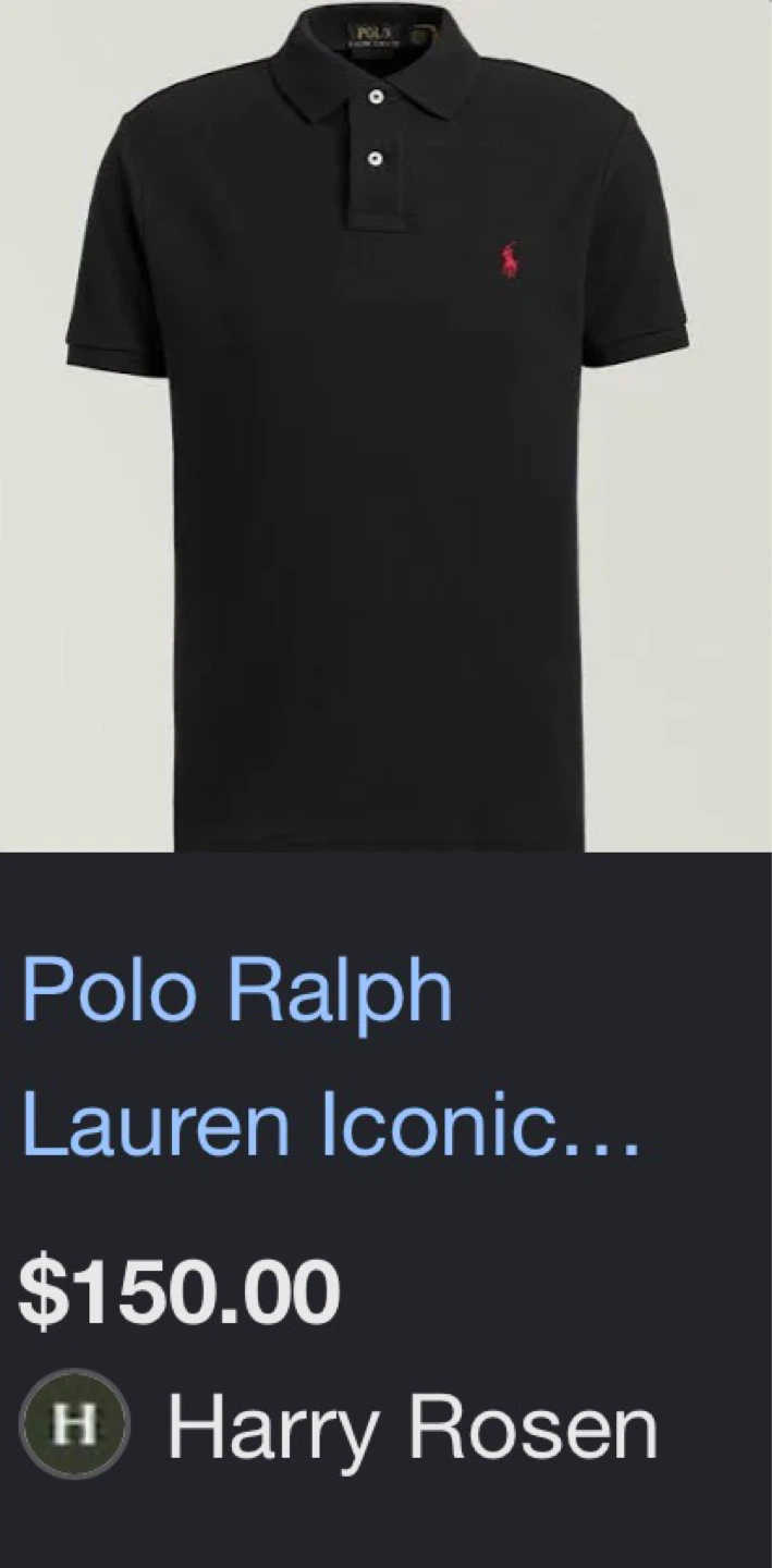 Polo Ralph Lauren Iconic Black Polo Shirt