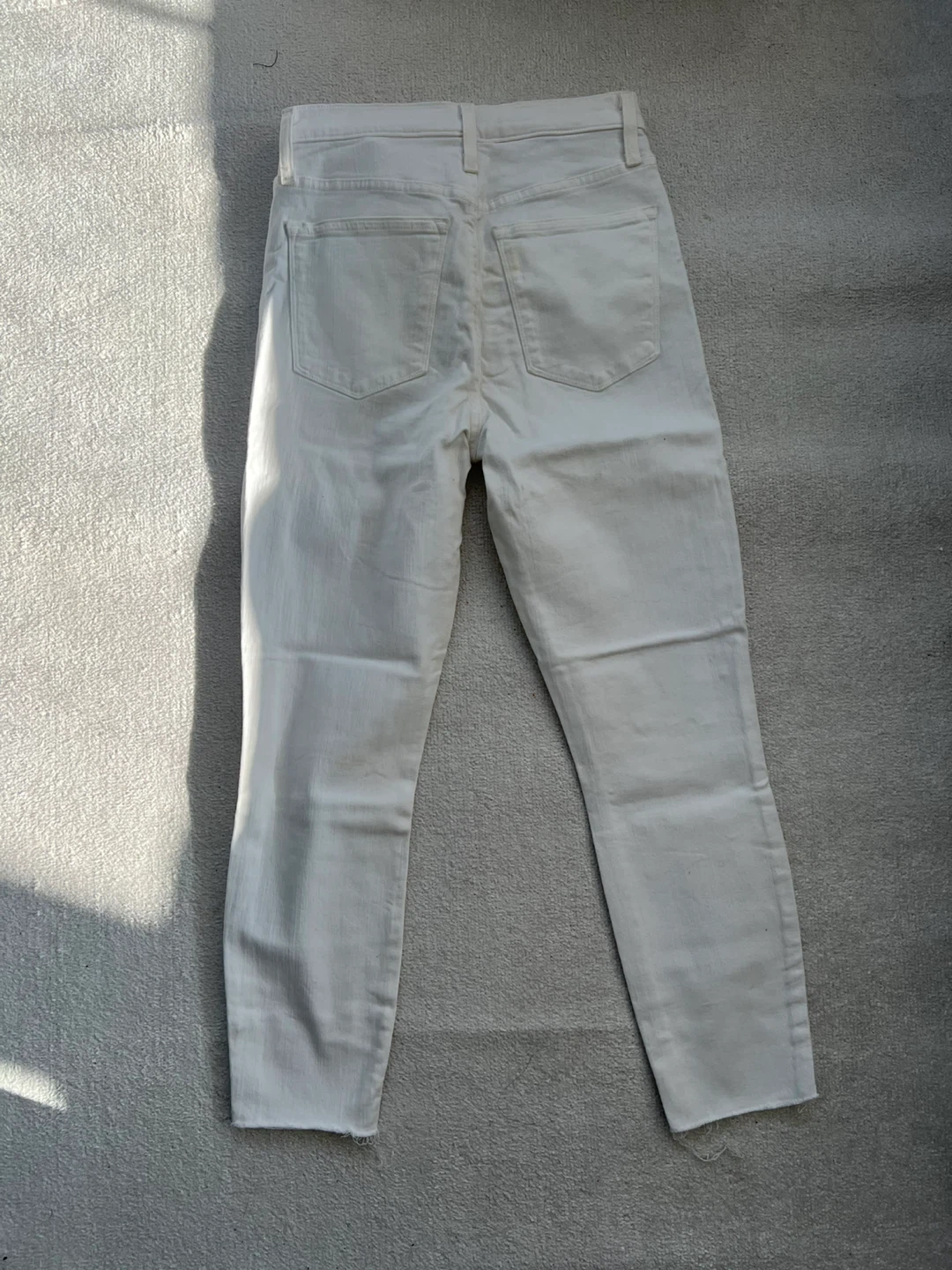 J. Crew 10" High-Rise Toothpick Jeans - White - Size 28 - photo 4