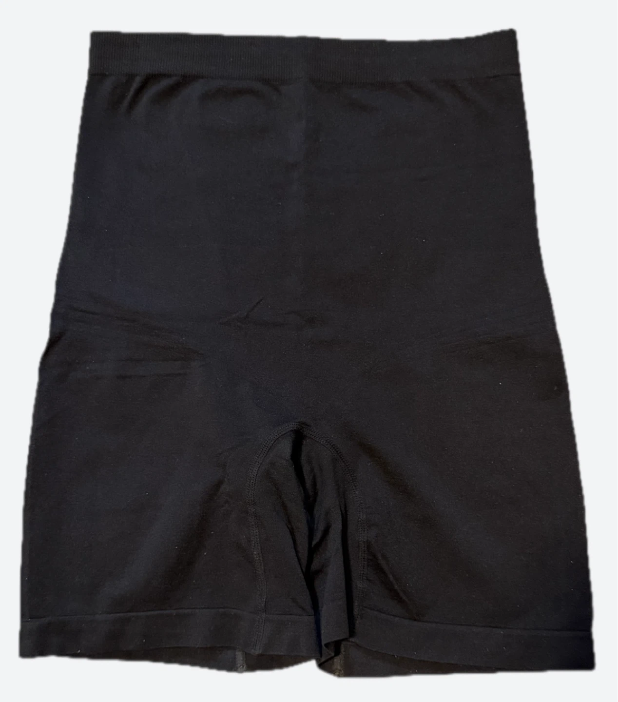 Black High-Waisted Shapewear Shorts