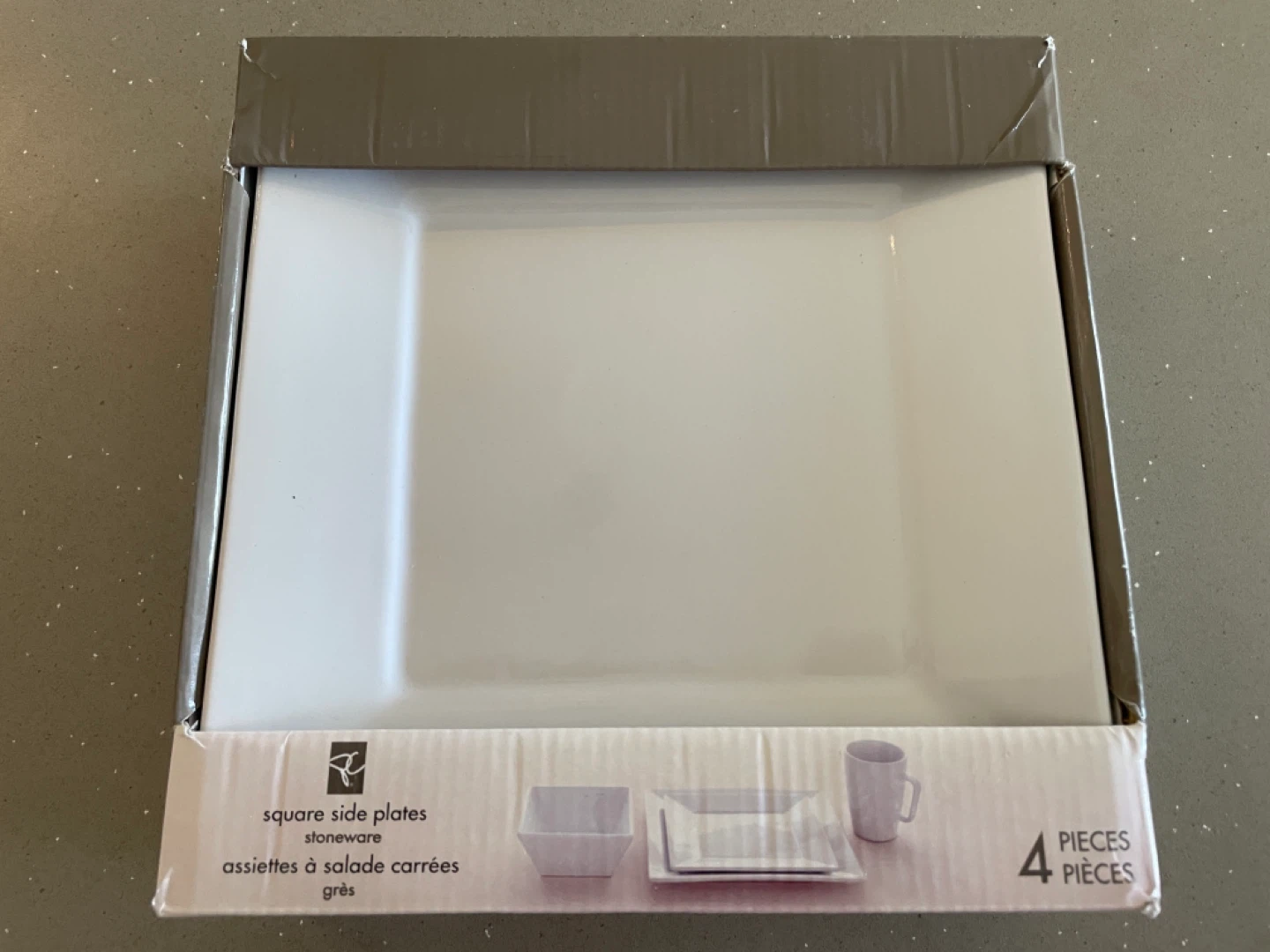 Square Side Plates - Set of 4