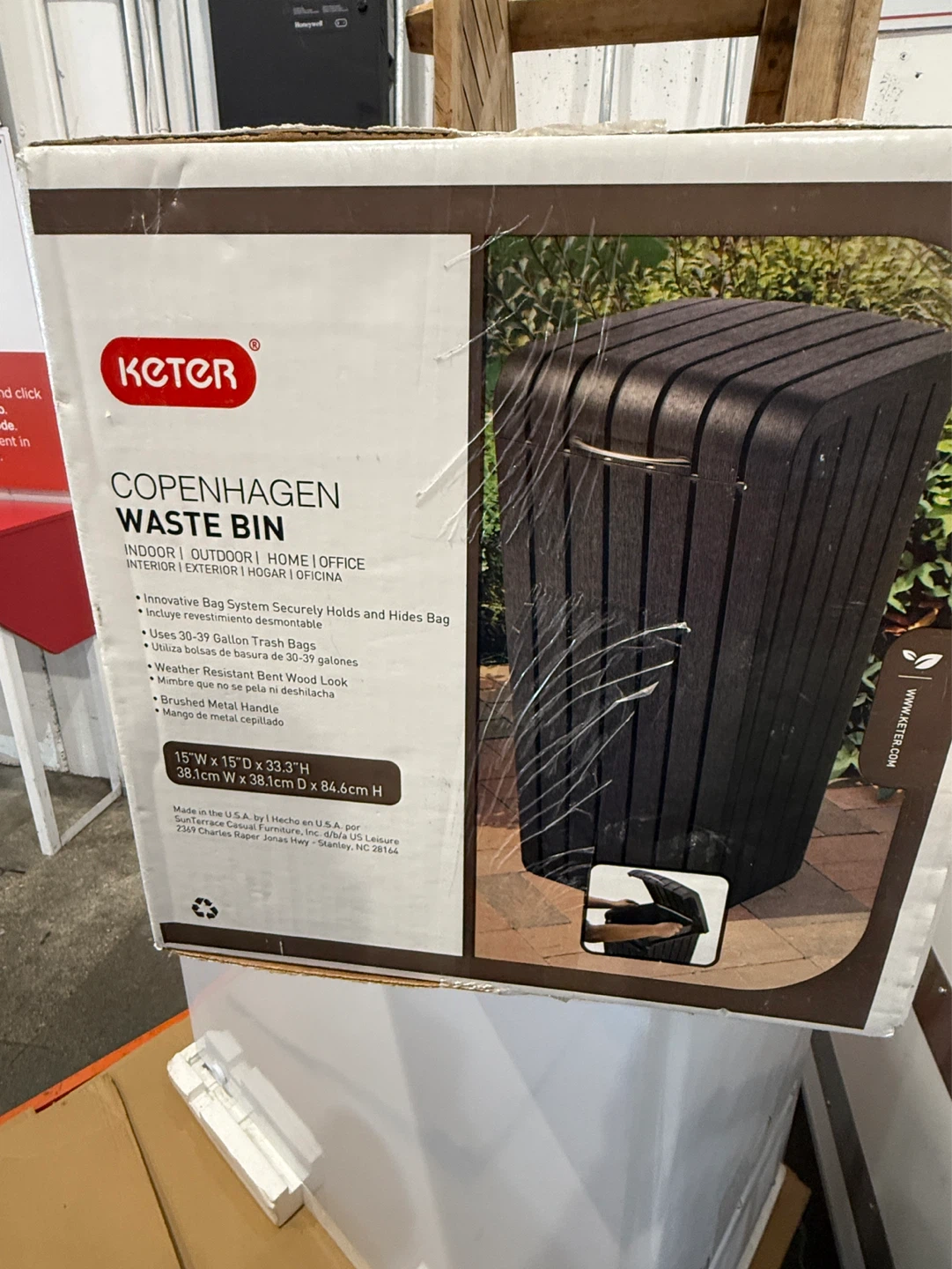 Keter Copenhagen Waste Bin - photo 2