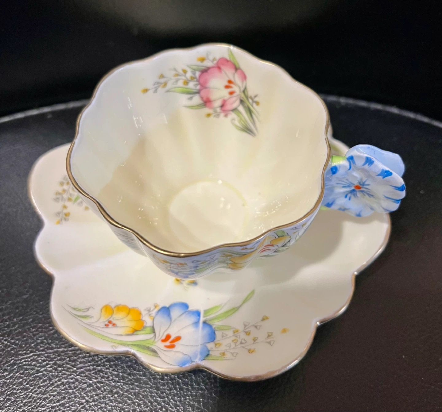 Vintage Paragon rare English Floral Teacup and Saucer Set - photo 2