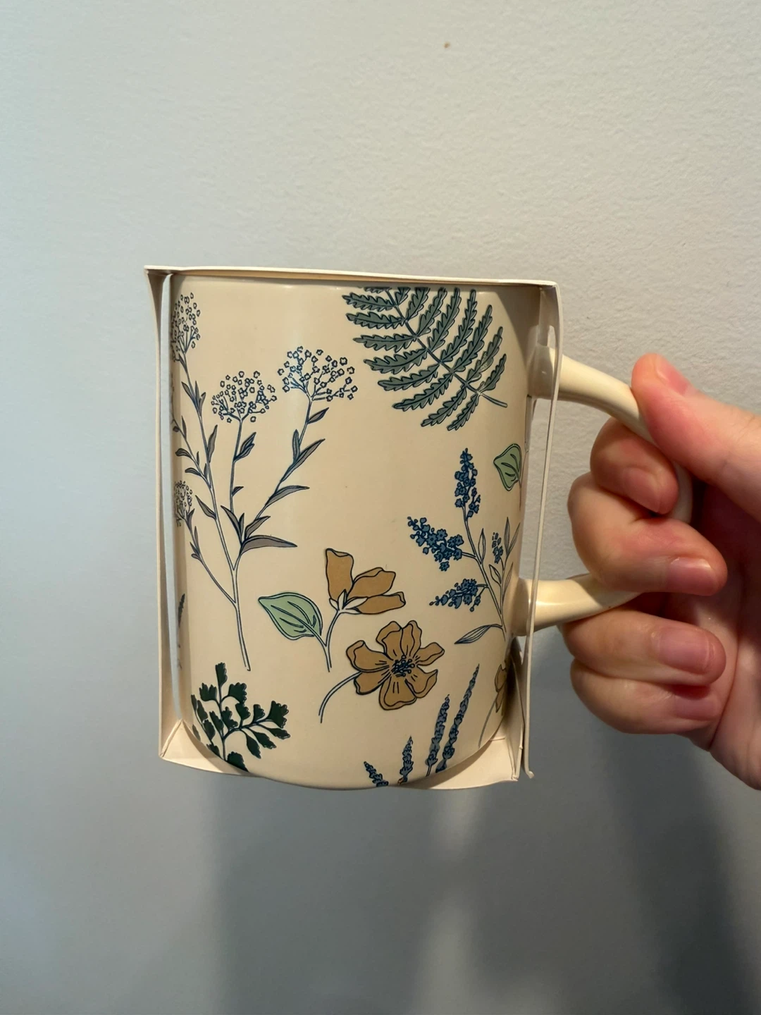 Indigo floral Mug