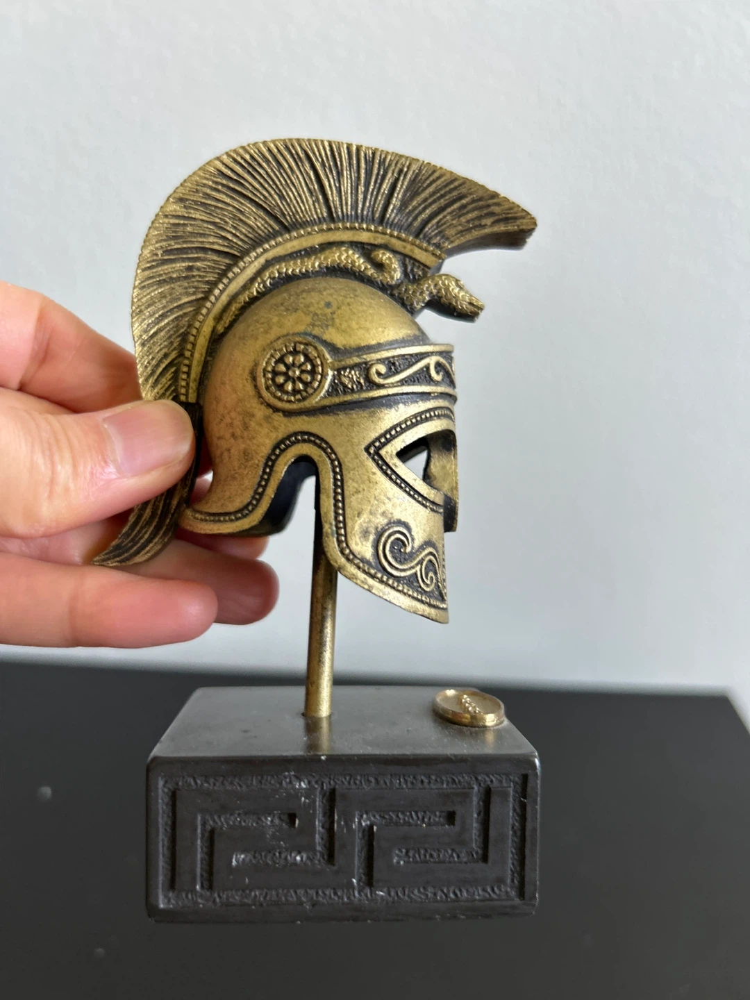 Bronze Spartan Helmet Replica - photo 3