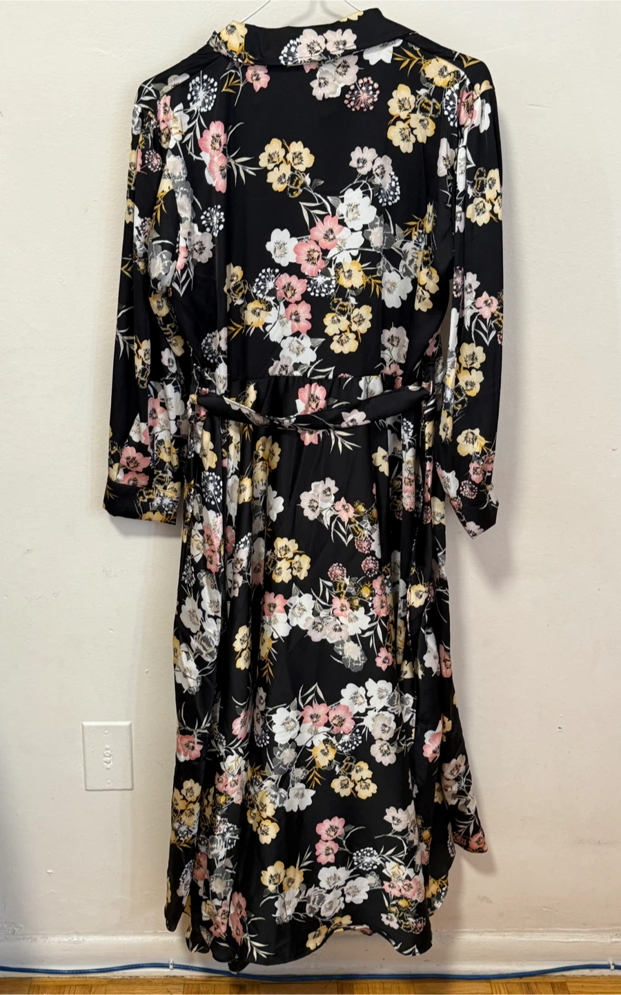 🌸 Black Floral Maxi Dress – NICE Collection - photo 2