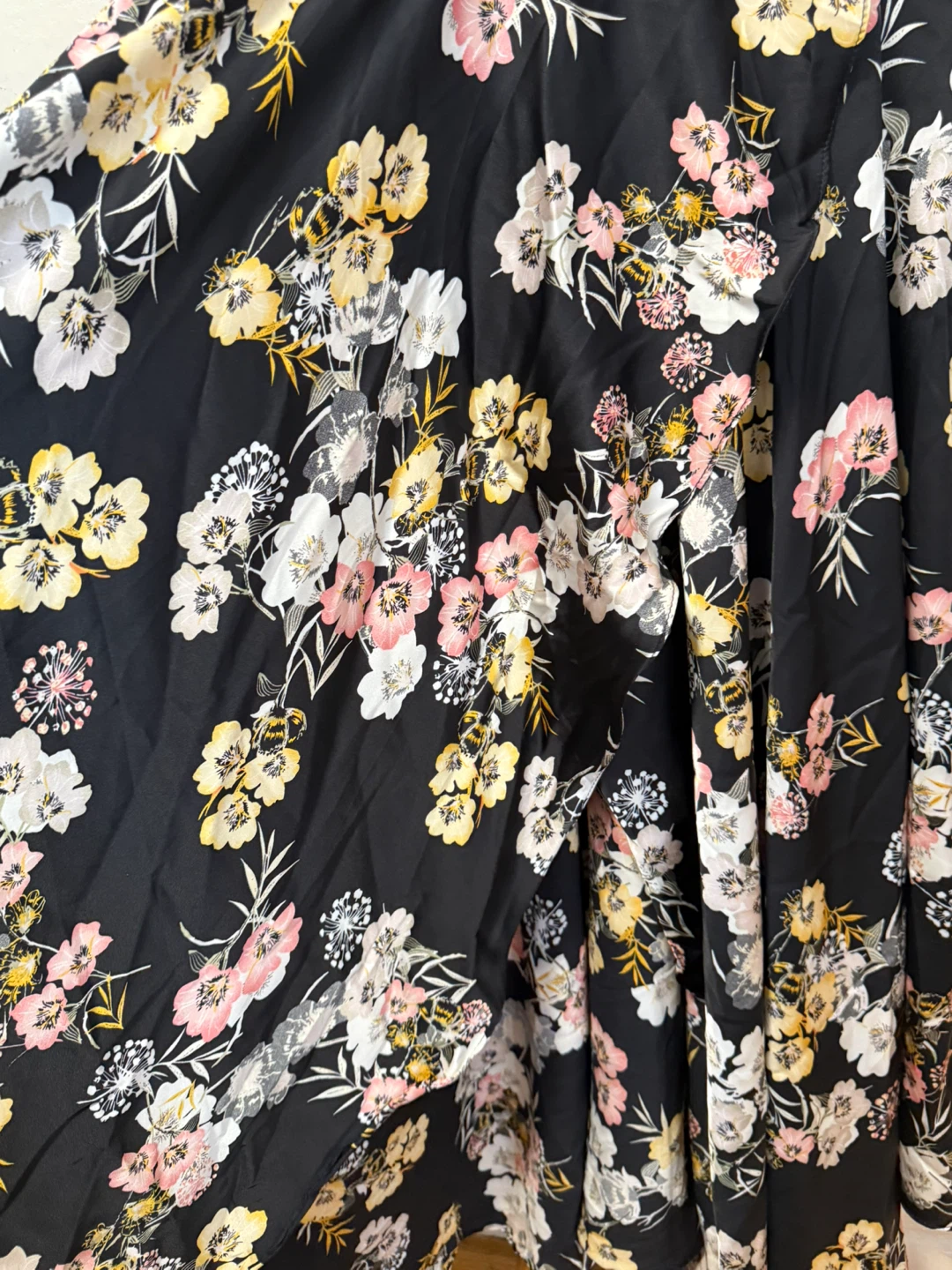 🌸 Black Floral Maxi Dress – NICE Collection - photo 4