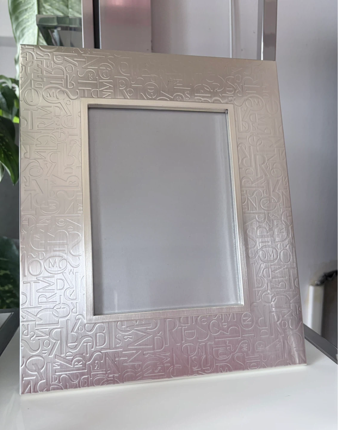 Silver Embossed Nordstrom Photo Frame