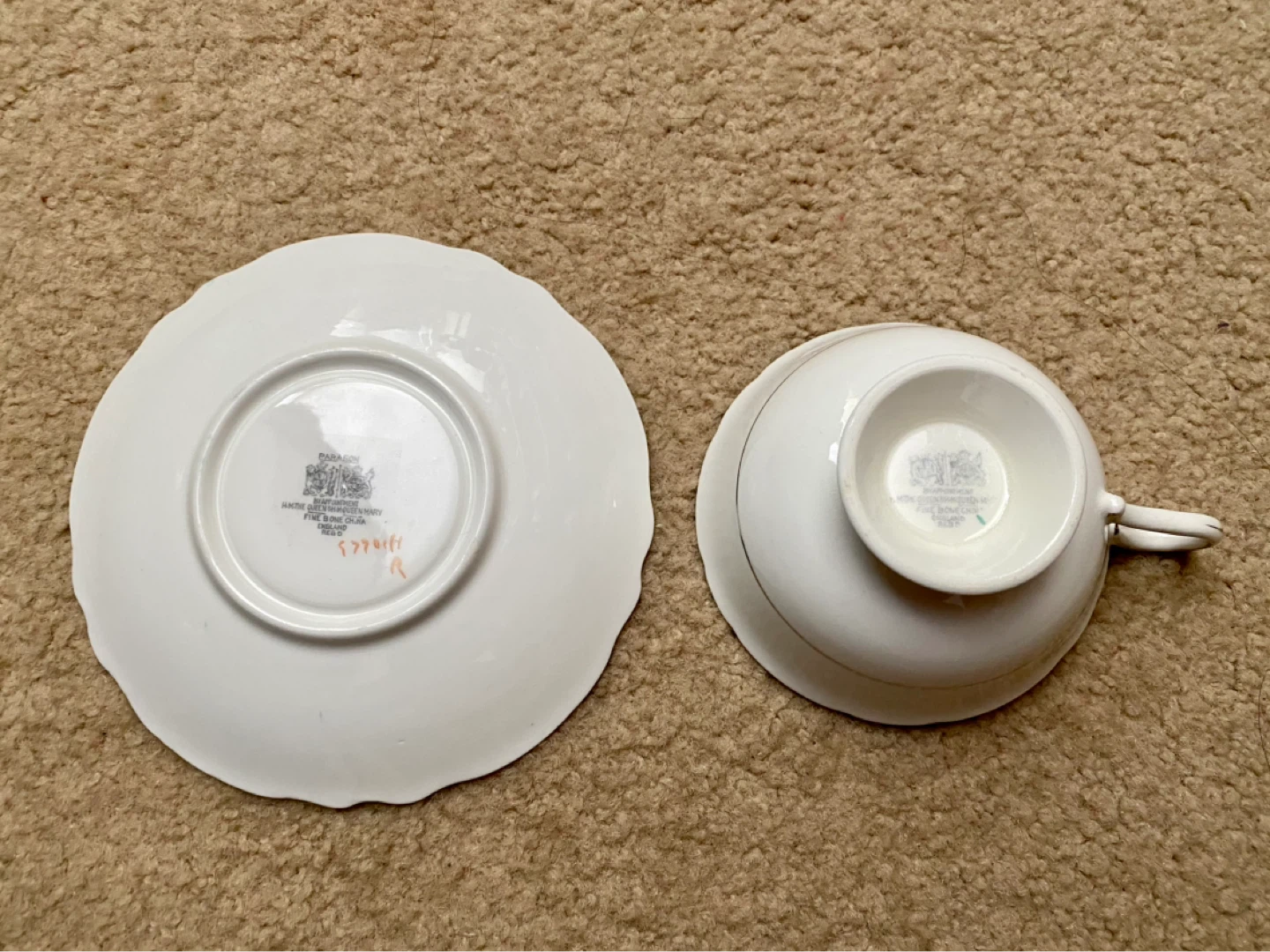 Vintage Paragon Fine Bone China Tea Cup and Saucer Set - photo 4