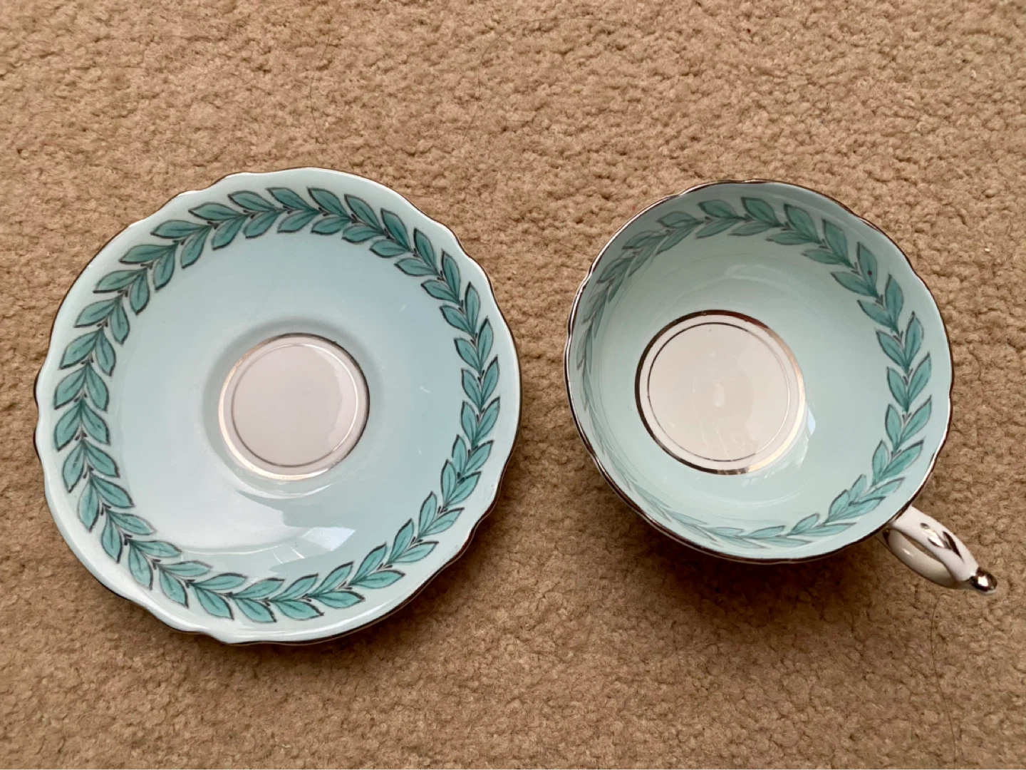 Vintage Paragon Fine Bone China Tea Cup and Saucer Set - photo 3