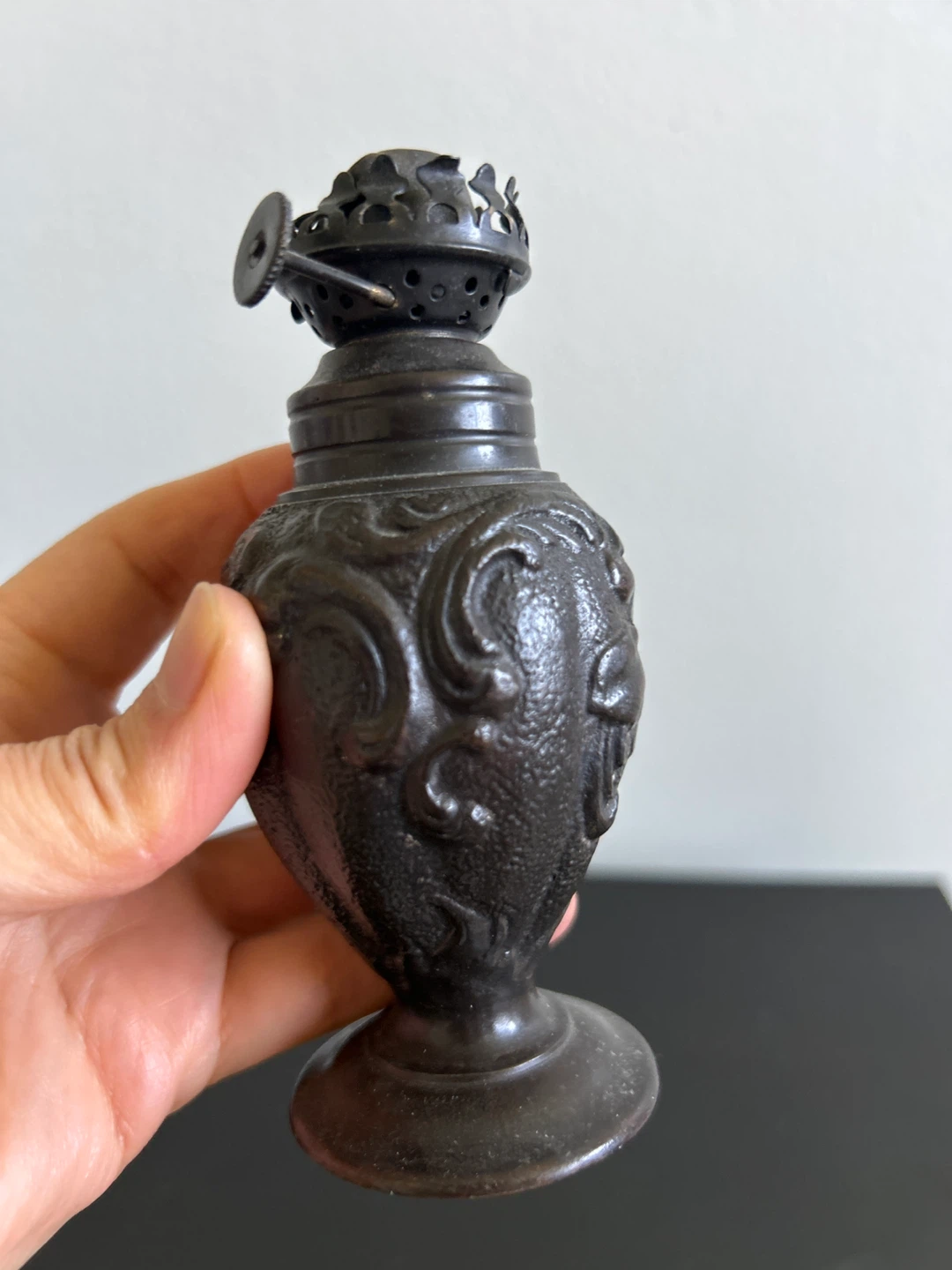 Restoration Hardware Embossed Oil Lamp - photo 4